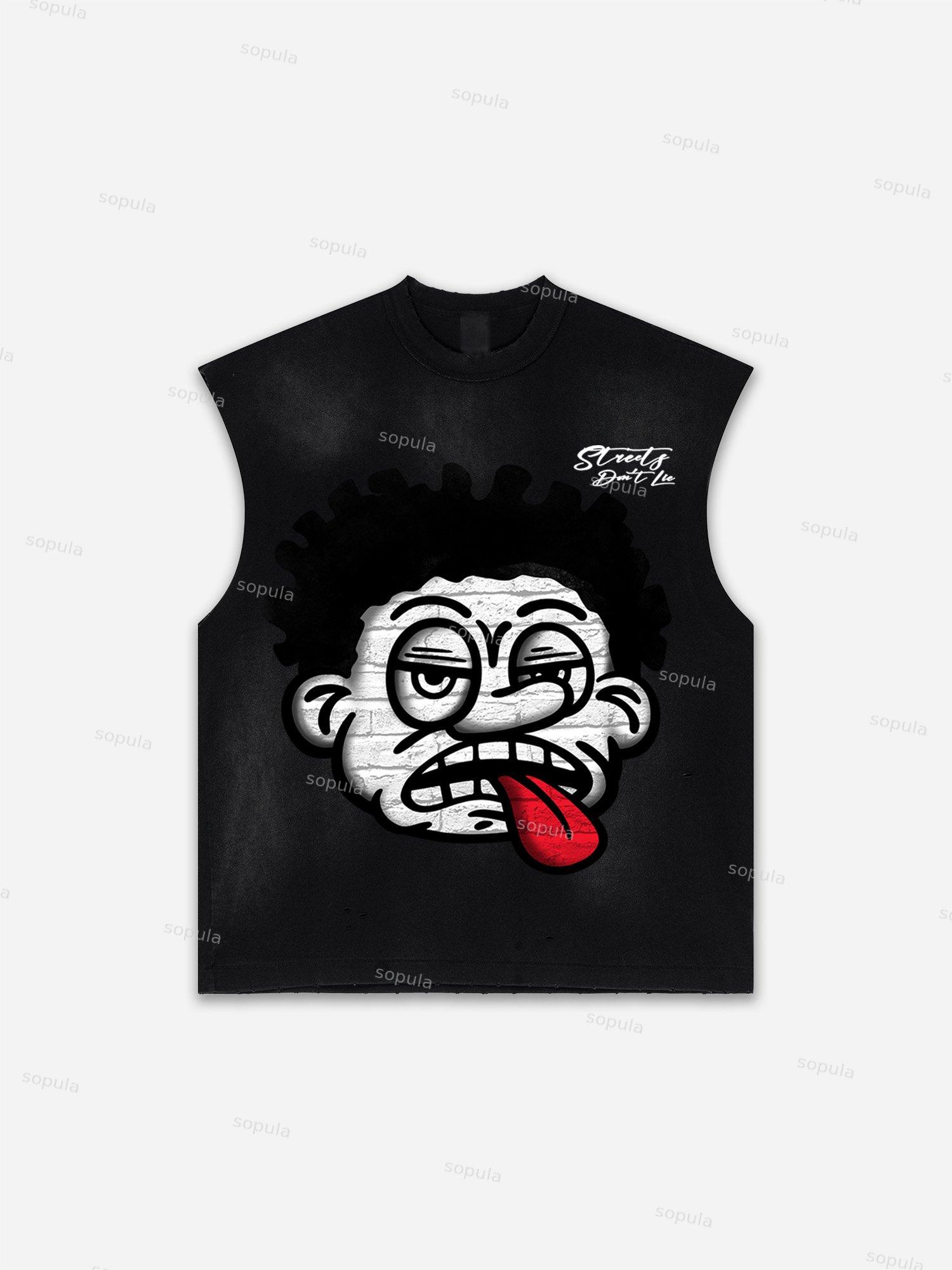 Men's Washed Fly By Choice Graphic Tank Top Product Image