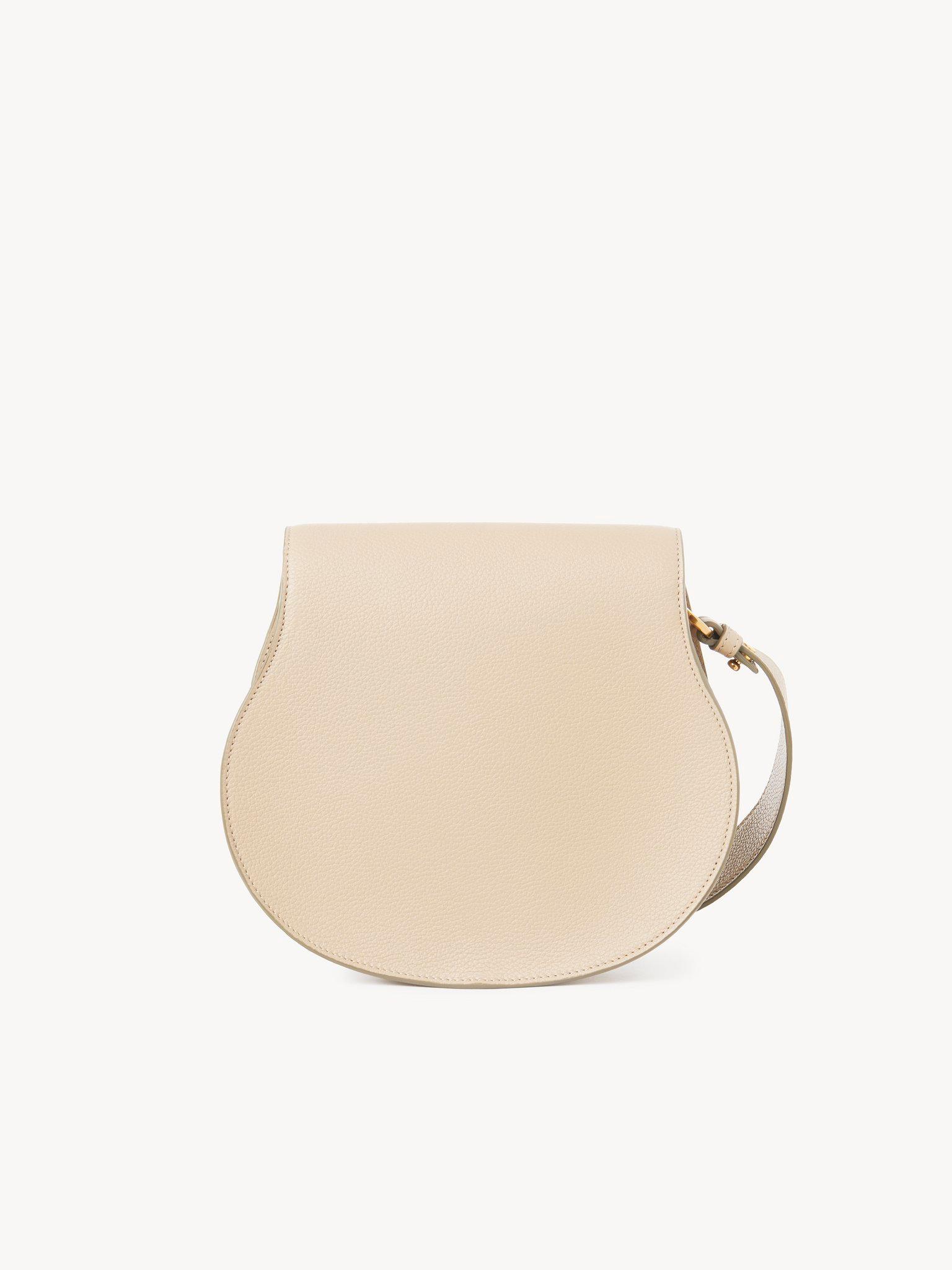 Marcie saddle bag in grained leather Product Image