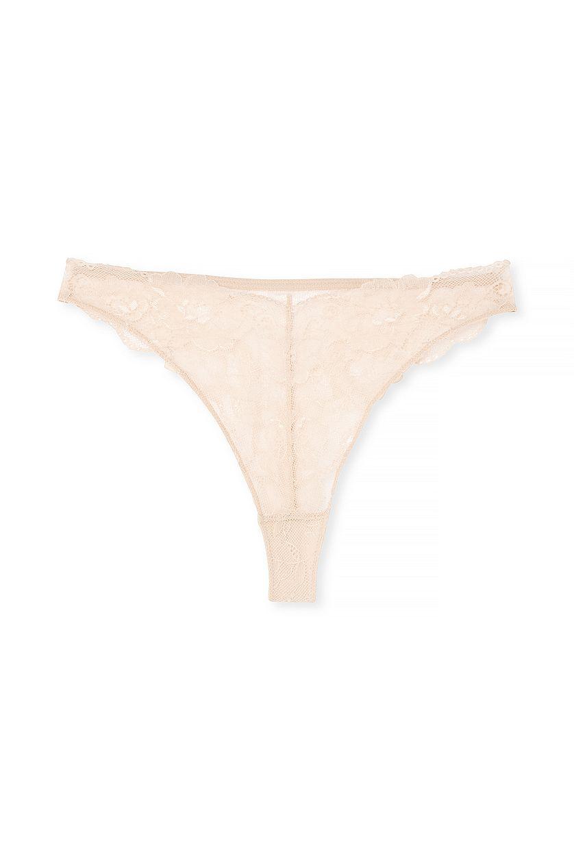 High Cut Lace Thong Product Image