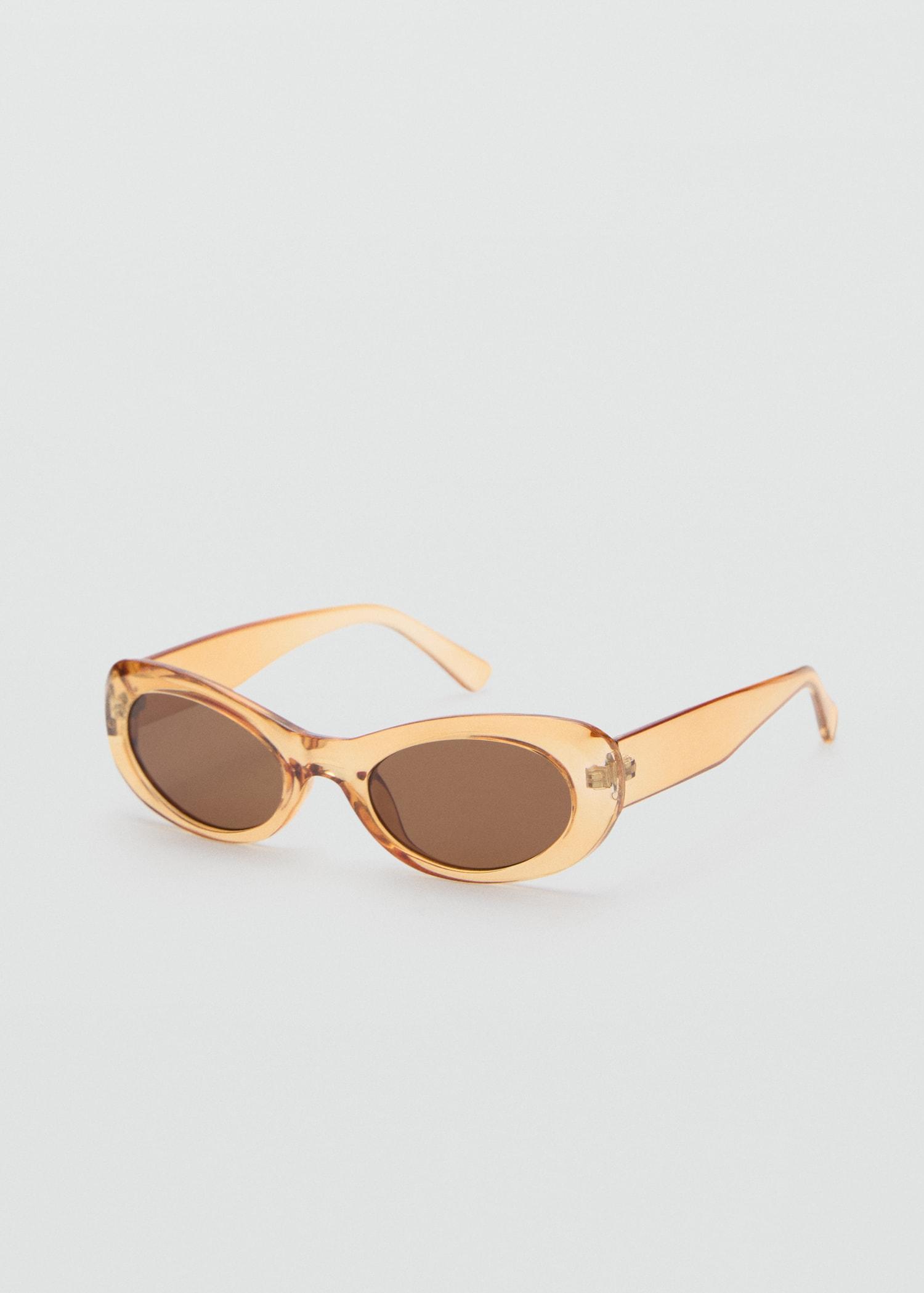 Oval-frame sunglasses - Women | MANGO USA Product Image