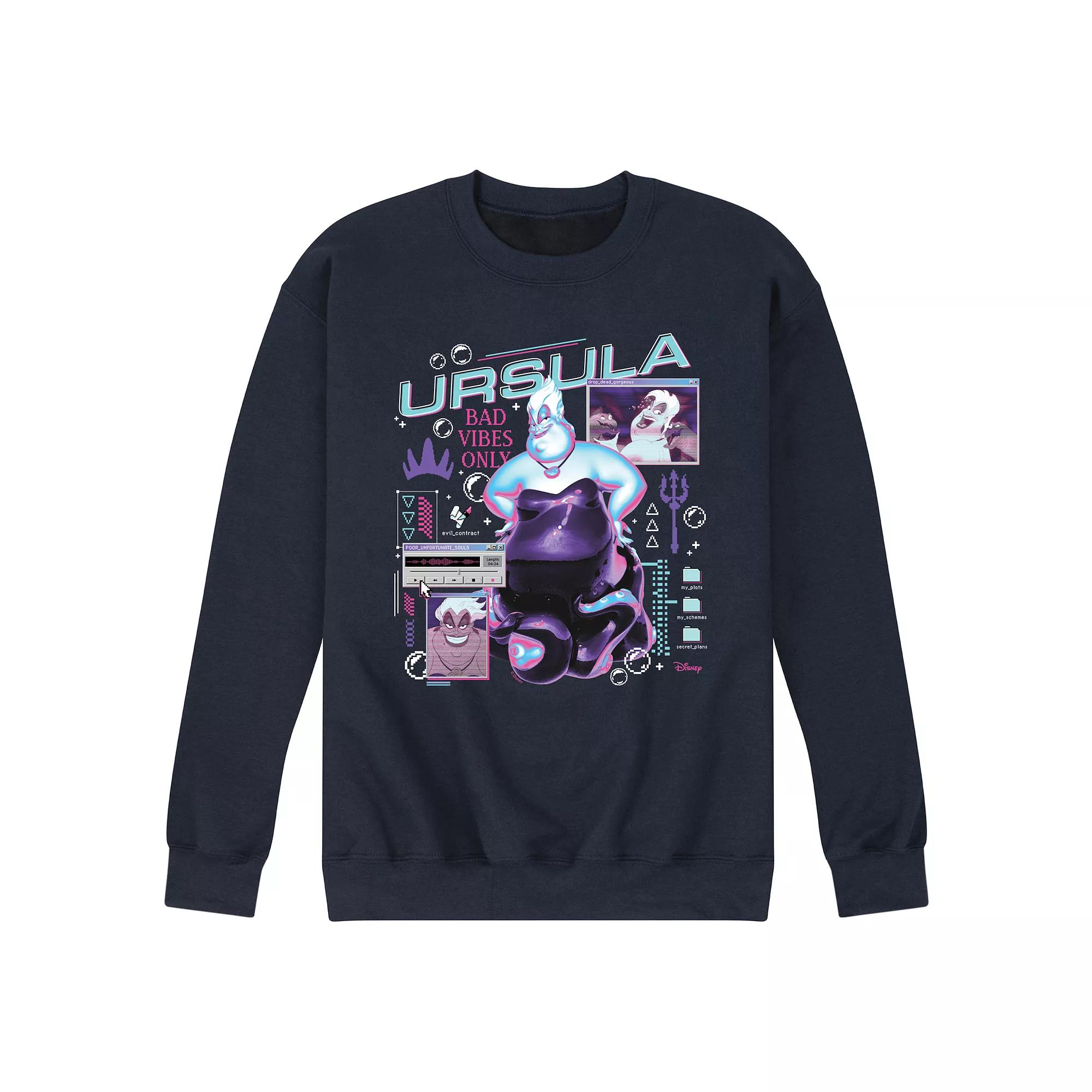 Disney Villains The Little Mermaid Ursula Men's Computer Fleece Sweatshirt,  Product Image