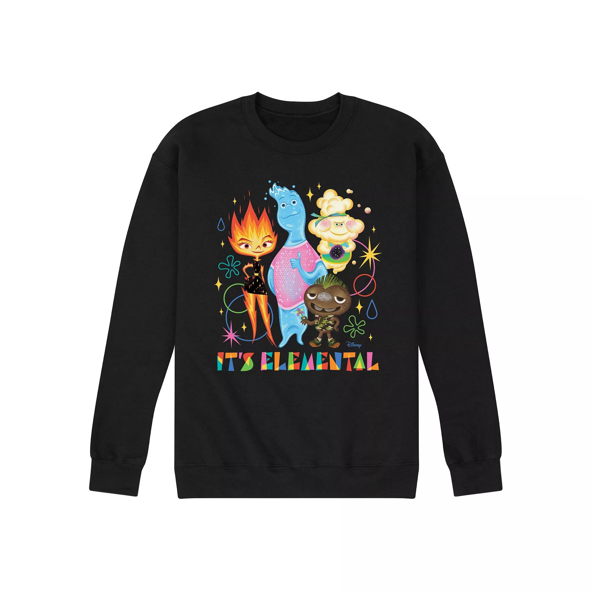Disney's Elemental Men's It's Elemental Fleece Sweatshirt,  Product Image