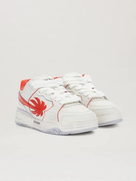 VENICE WORN OUT SNEAKERS WHITE - CORAL R Product Image