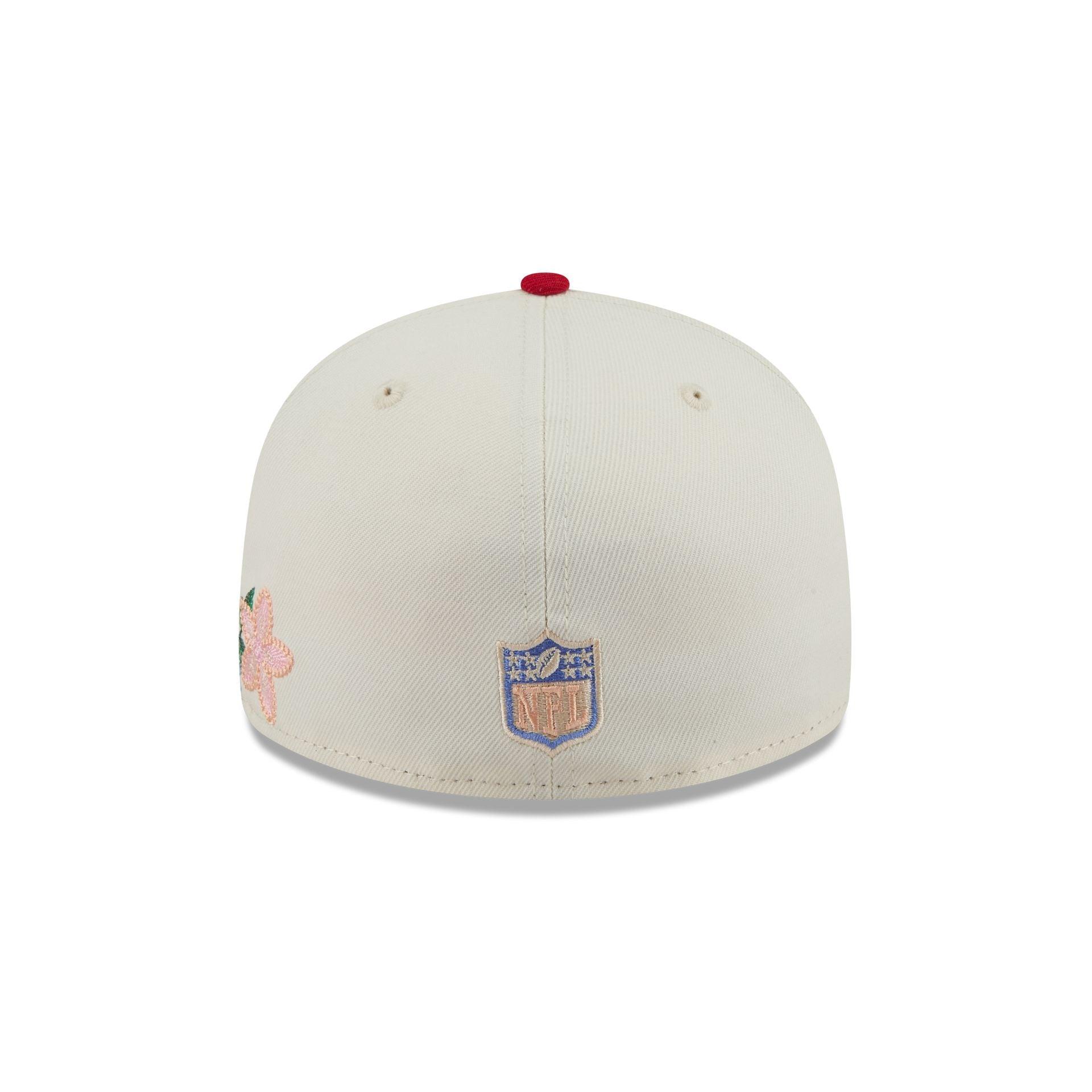 San Francisco 49ers Tonal Florals White 59FIFTY Fitted Hat Male Product Image