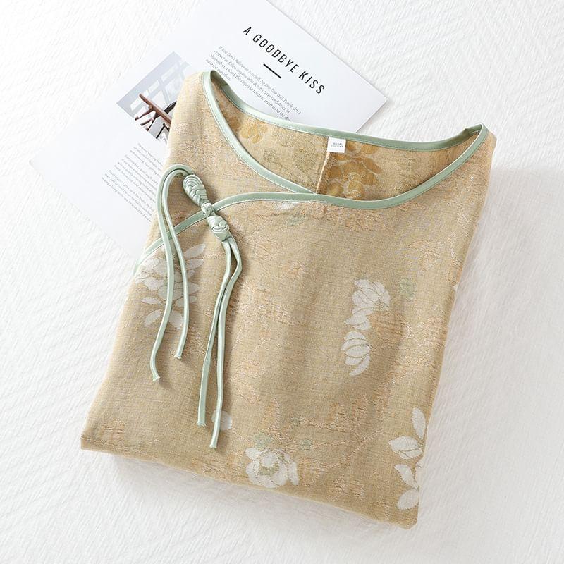 Floral Pajama Dress Product Image