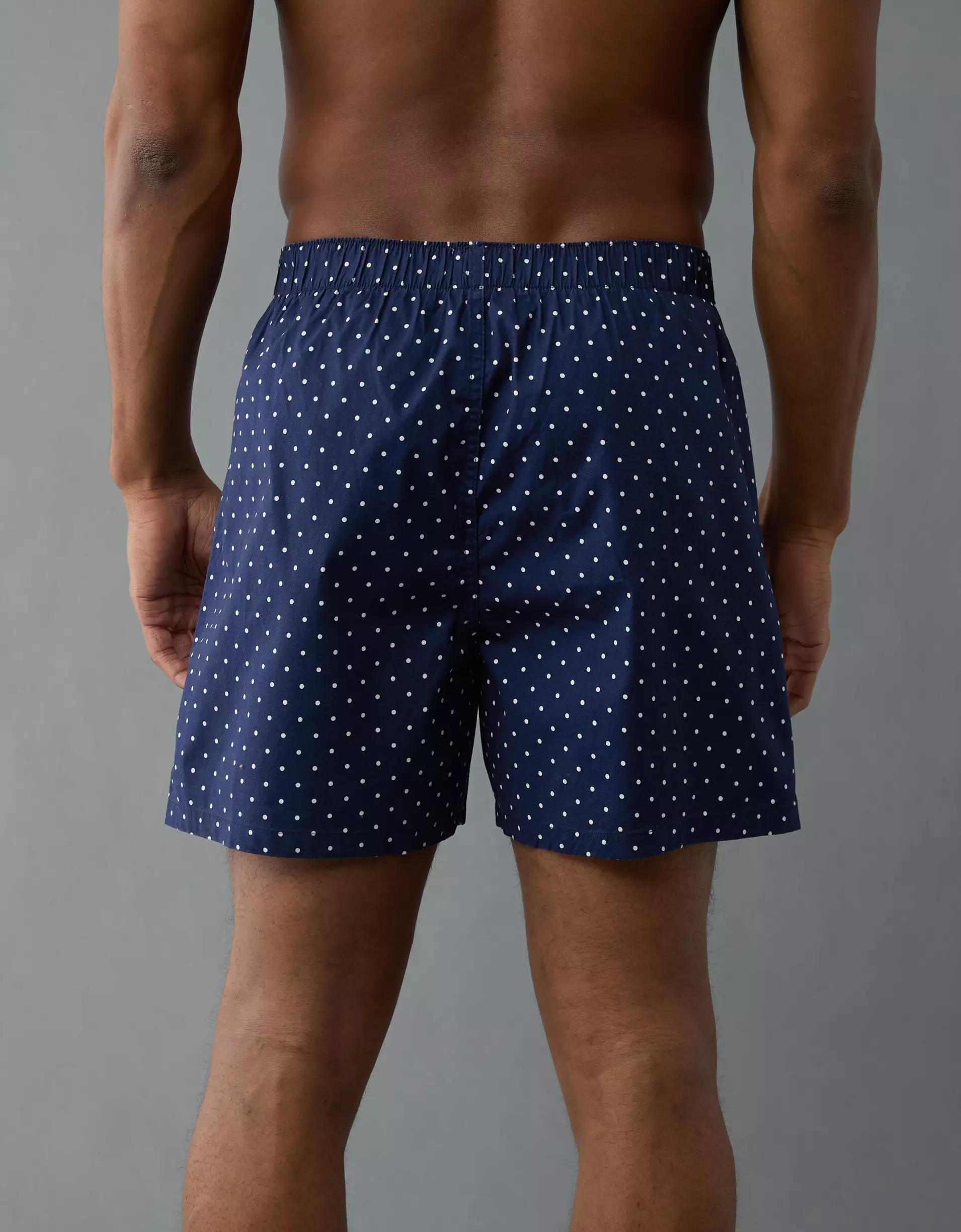 AEO Men's Checkerboard Satin Pocket Boxer Short Product Image