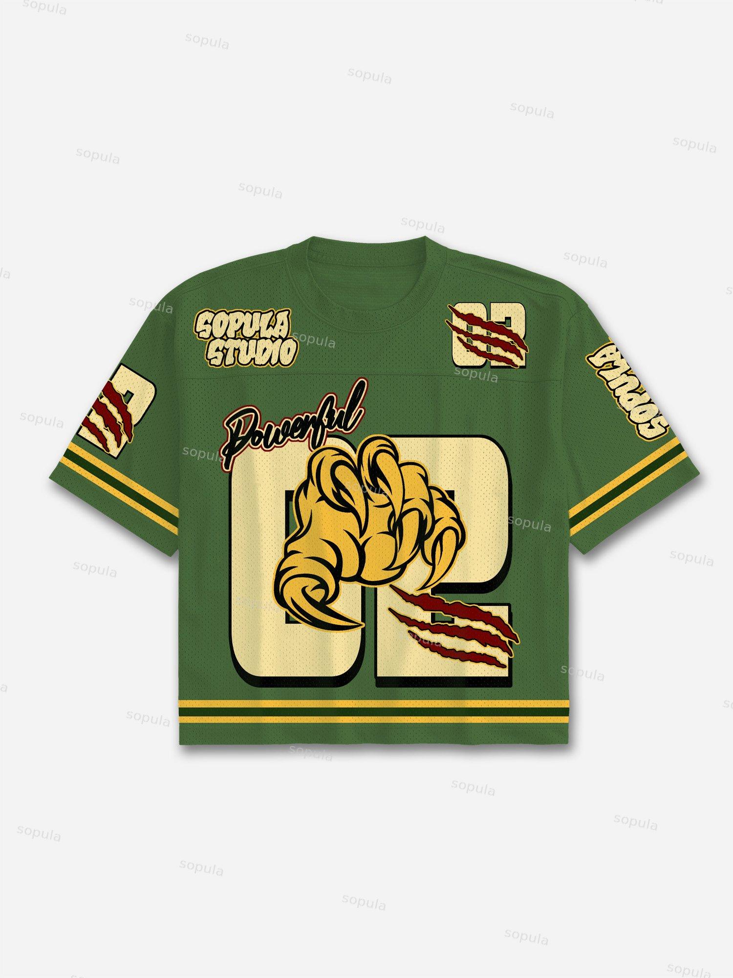 Independence Day Vintage Football Jersey Graphic T-shirt Product Image