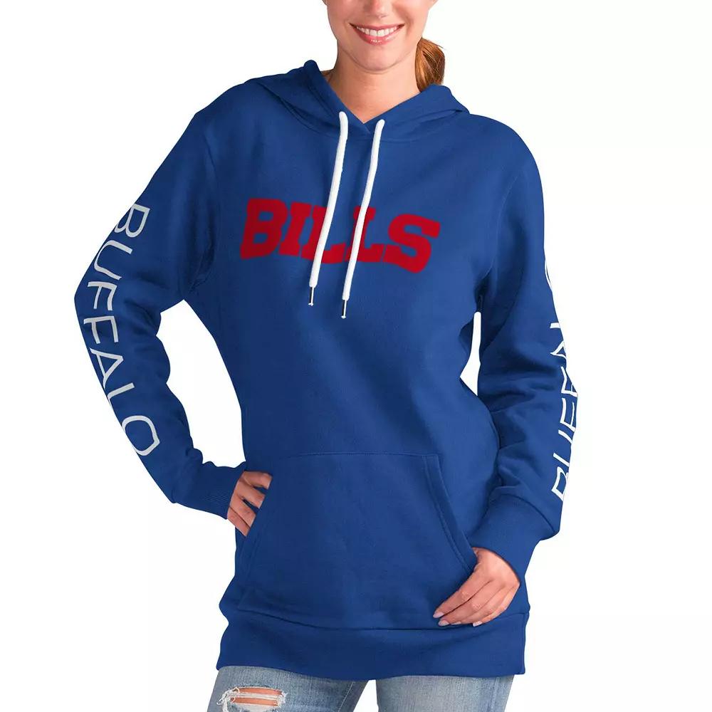 Women's G-III 4Her by Carl Banks Royal Buffalo Bills Extra Inning Pullover Hoodie,  Product Image