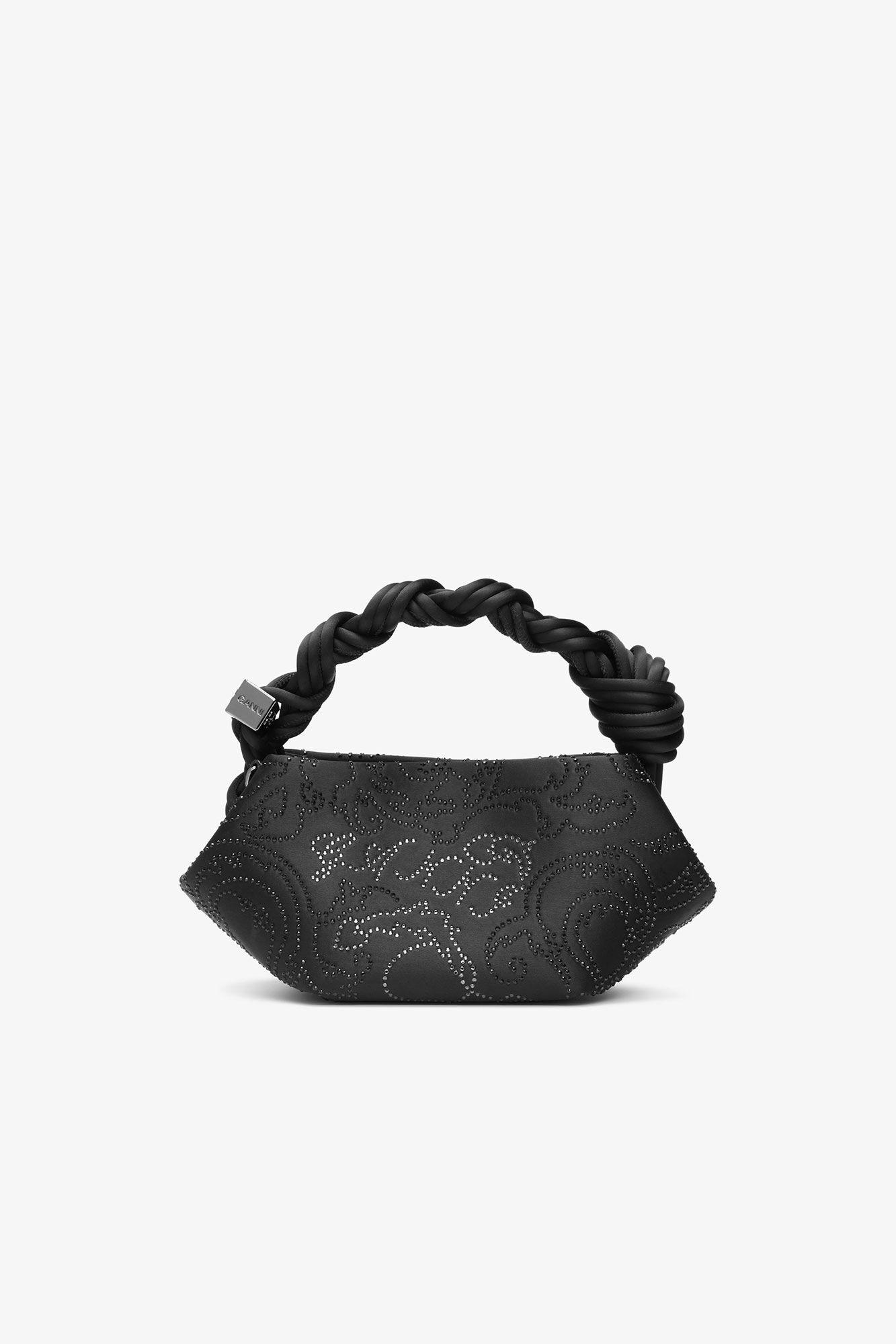 Black Rhinestone Mini GANNI Bou Bag Product Image
