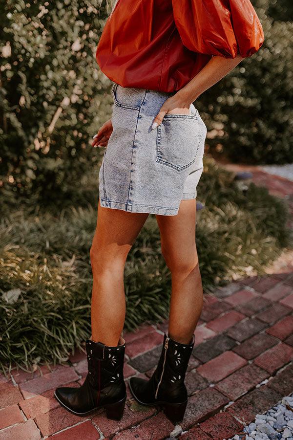 The Evelyn High Waist Asymmetrical Skort Product Image