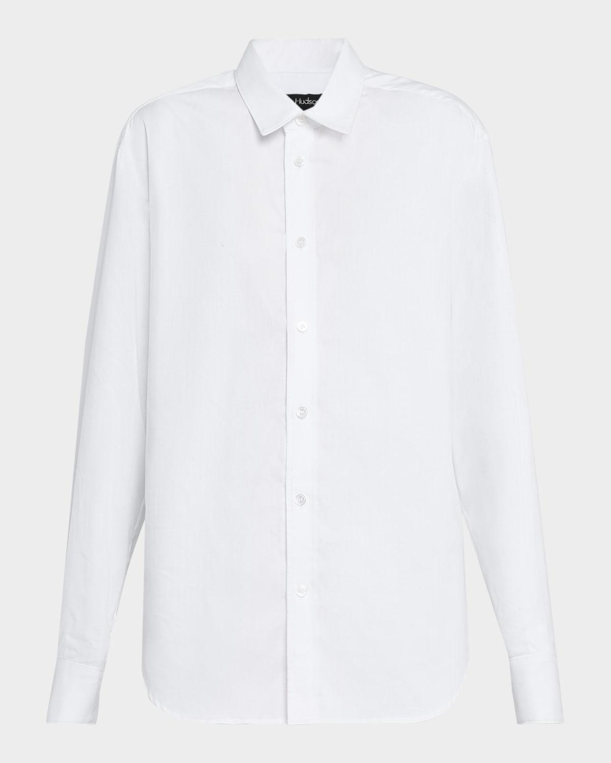 Men's-Inspired Button-Up Shirt Product Image