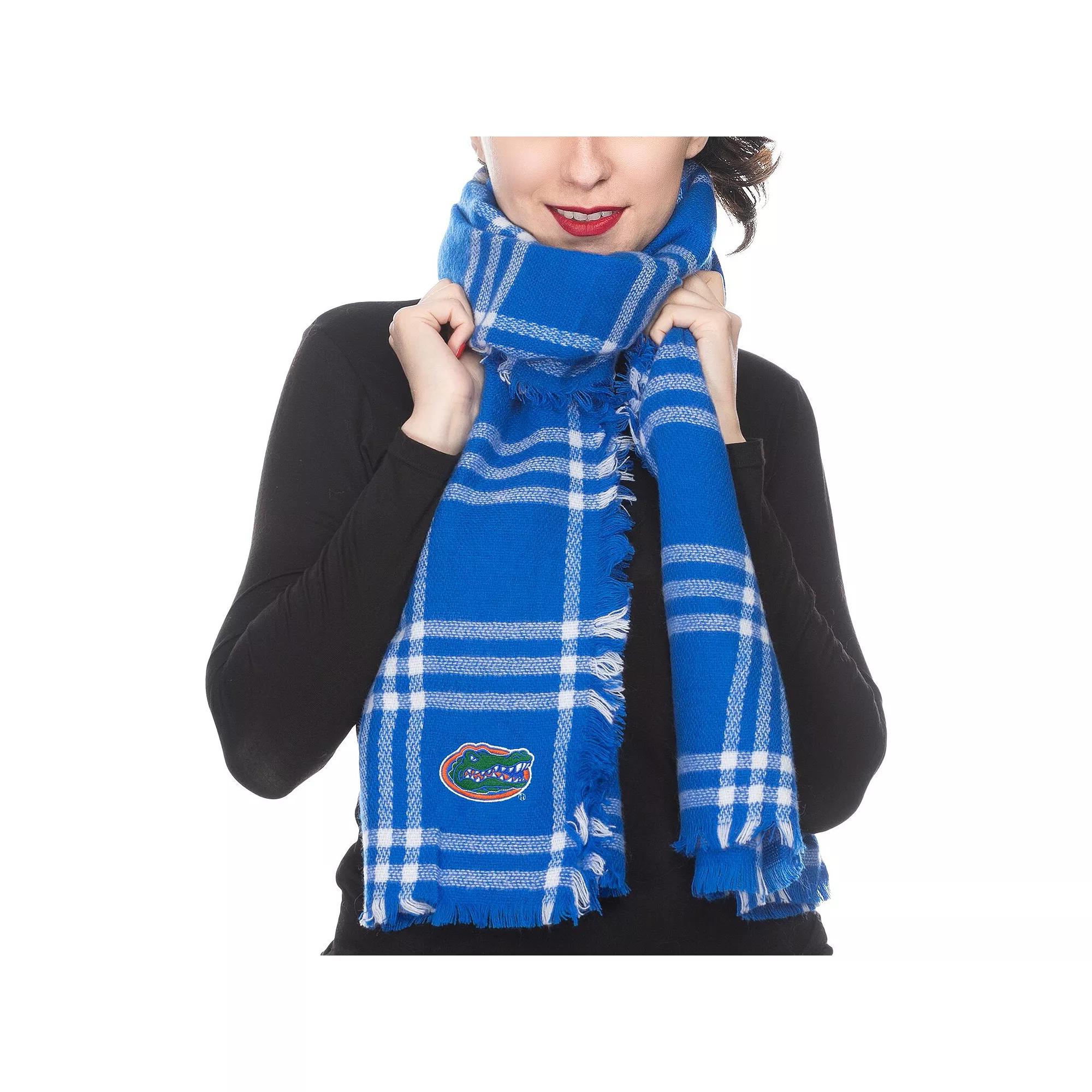 Women's ZooZatz Florida Gators Plaid Blanket Scarf, Team Product Image