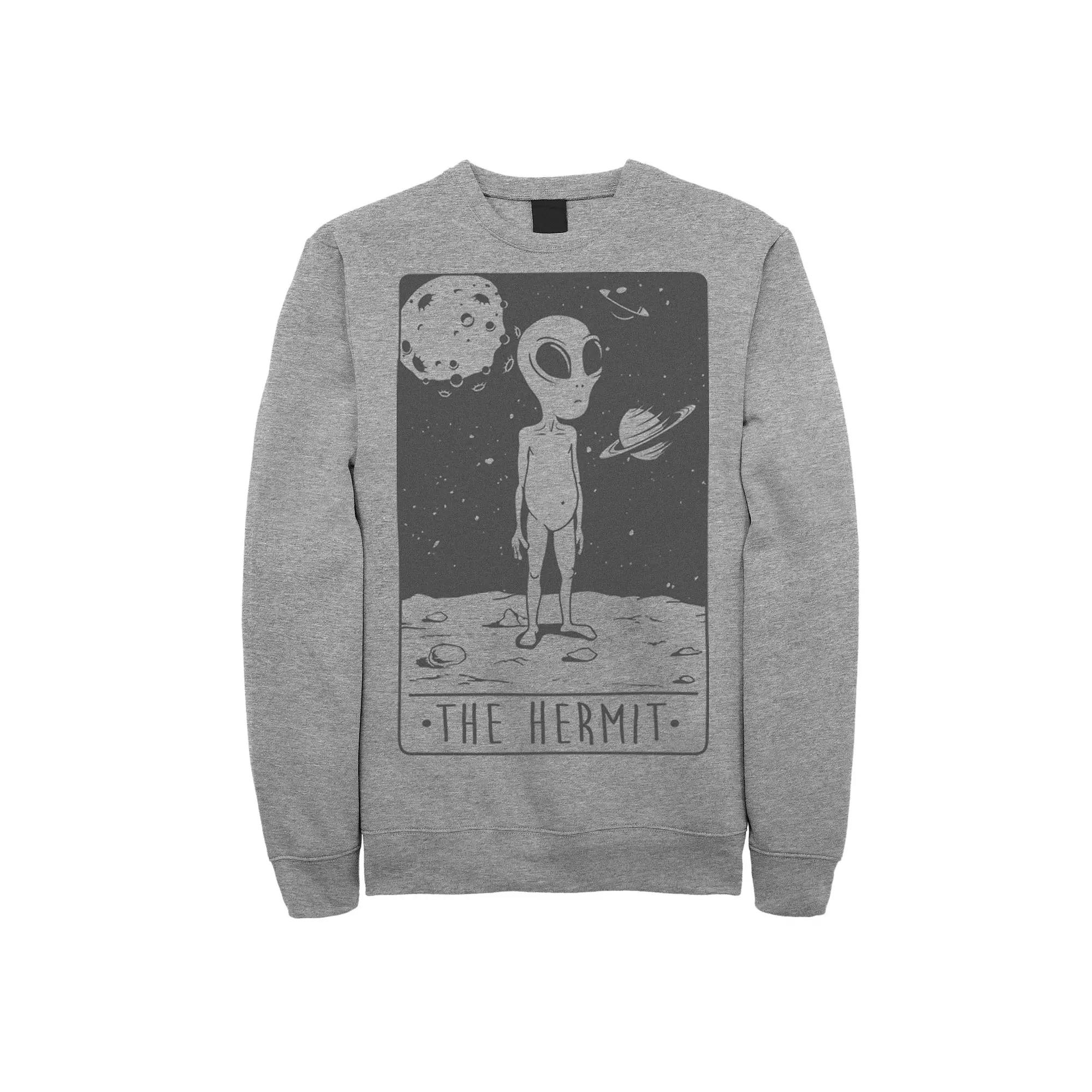 Men's Space Hermit Fleece Graphic Pullover,  Product Image