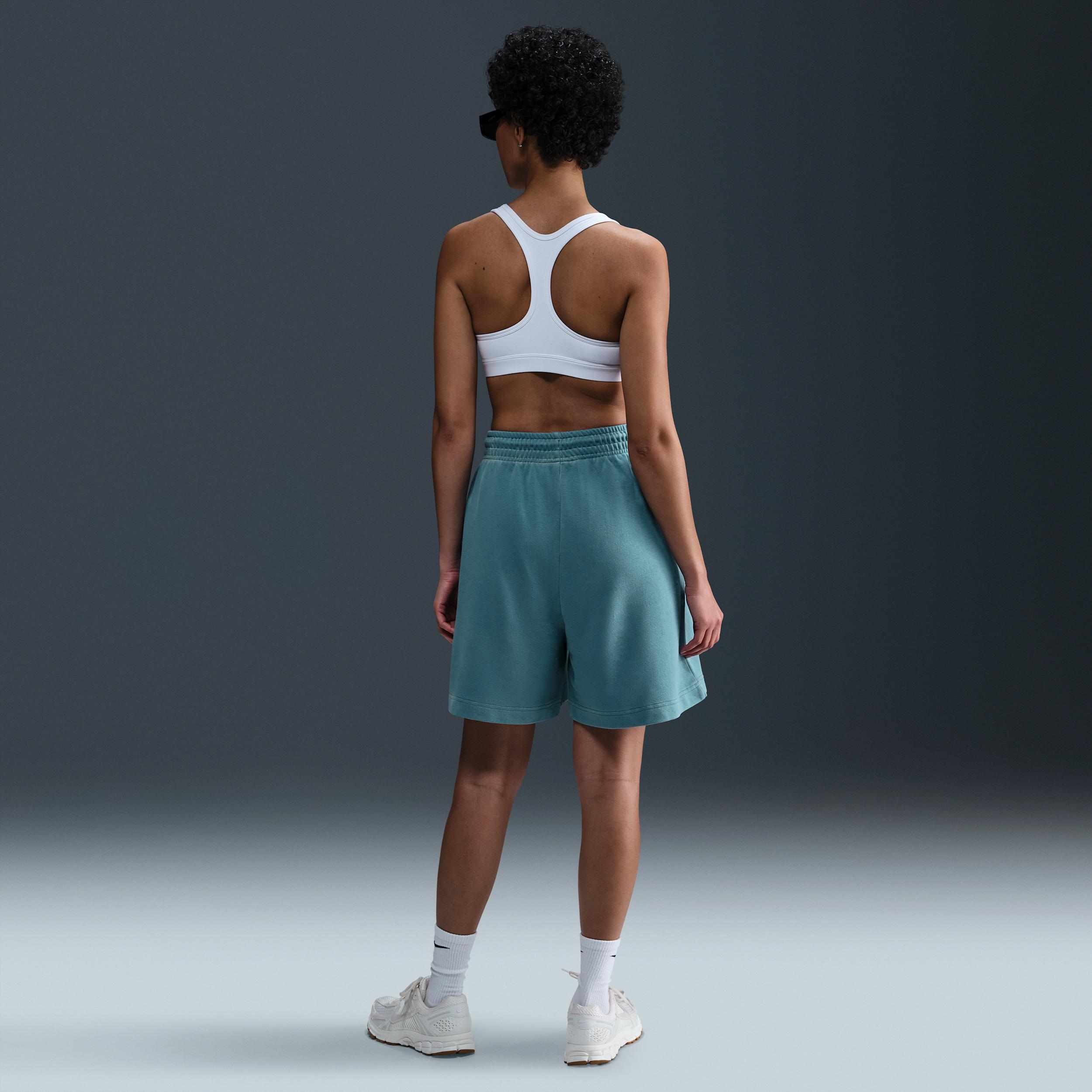 Womens Nike Sportswear Phoenix Fleece High-Waisted French Terry Shorts | HJ1269-006 Product Image