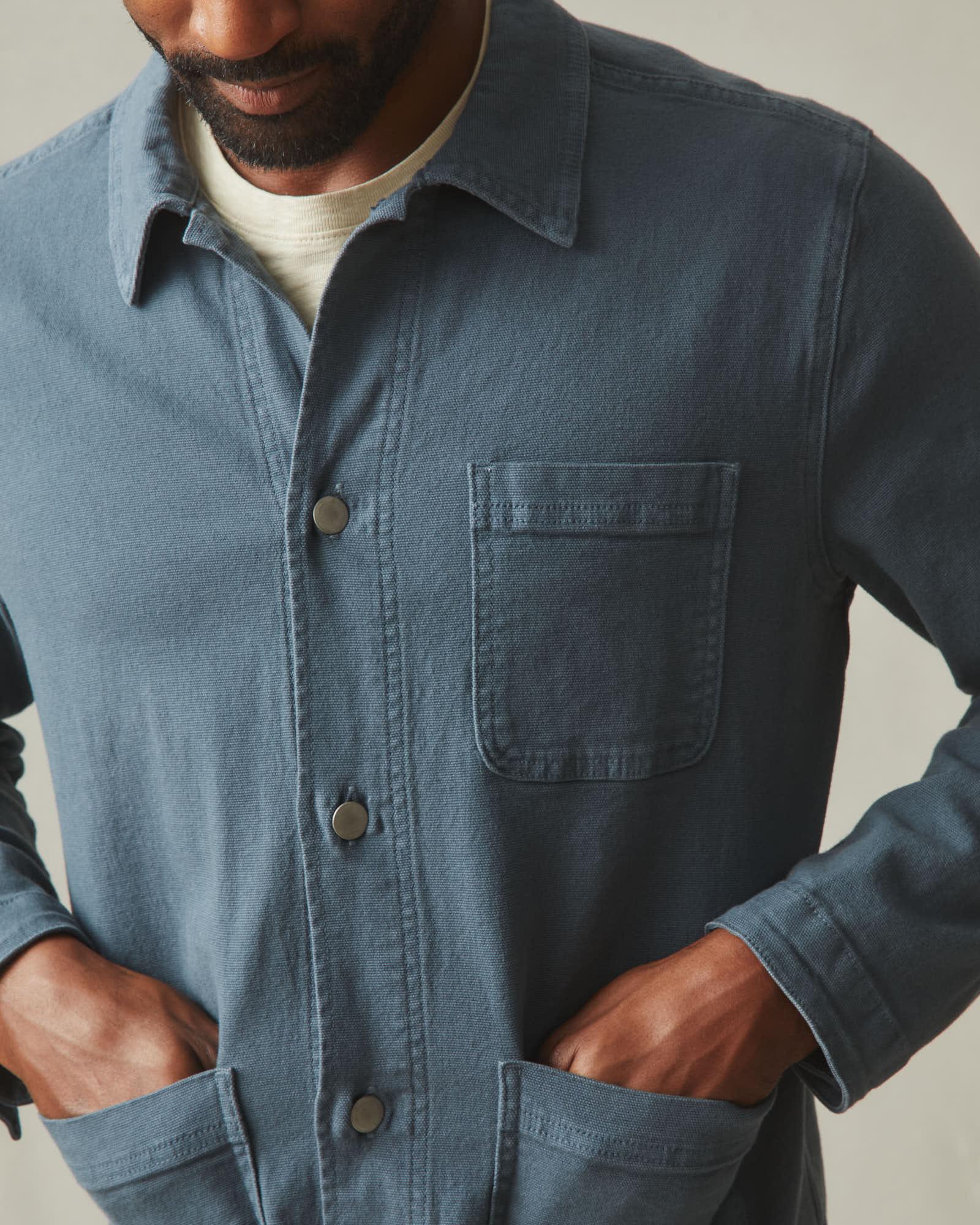 Unisex Roughneck Chore Jacket - Vintage Indigo Product Image