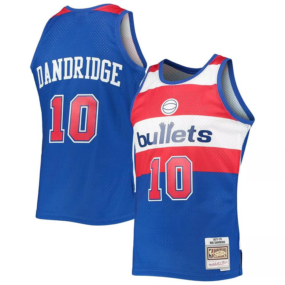 Men's Mitchell & Ness Bob Dandridge Blue Washington Bullets 1977-78 Hardwood Classics Swingman Jersey, Size: Small, Nba Blue Product Image