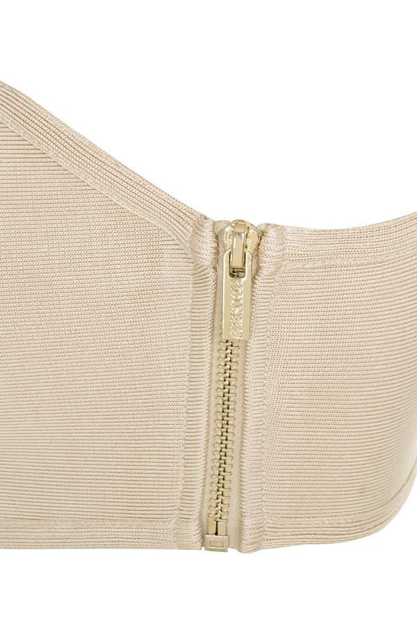 Naked  beige bandage strapless bra Product Image