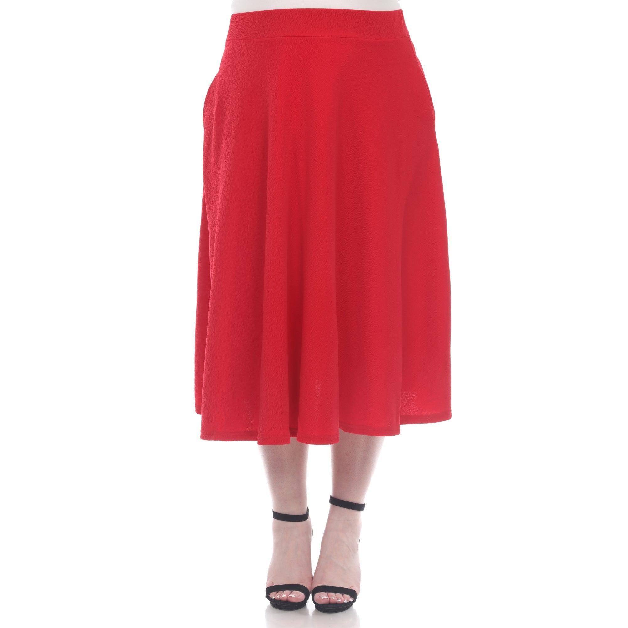 Tasmin Flare Midi Skirts - Plus Product Image