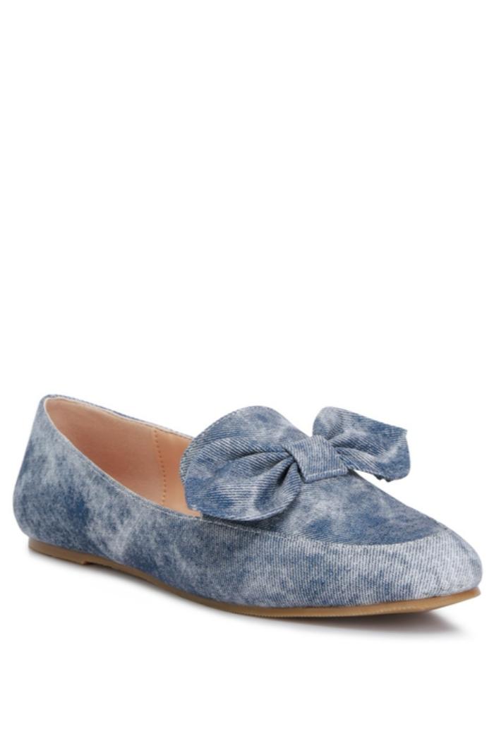 Waveney Bow Embellished Loafers Product Image