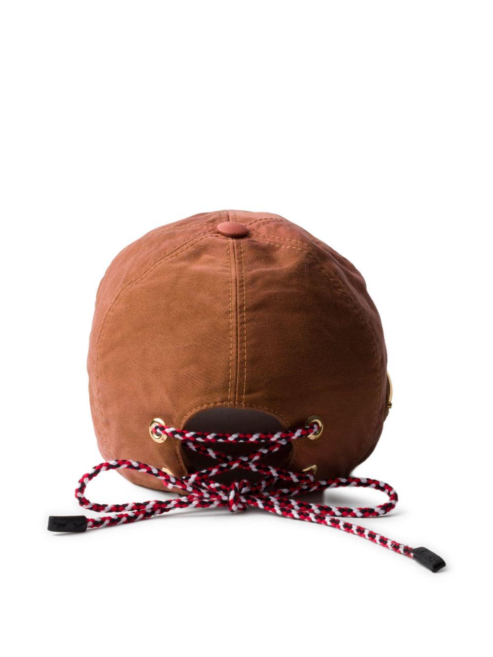 lace-up baseball cap Product Image
