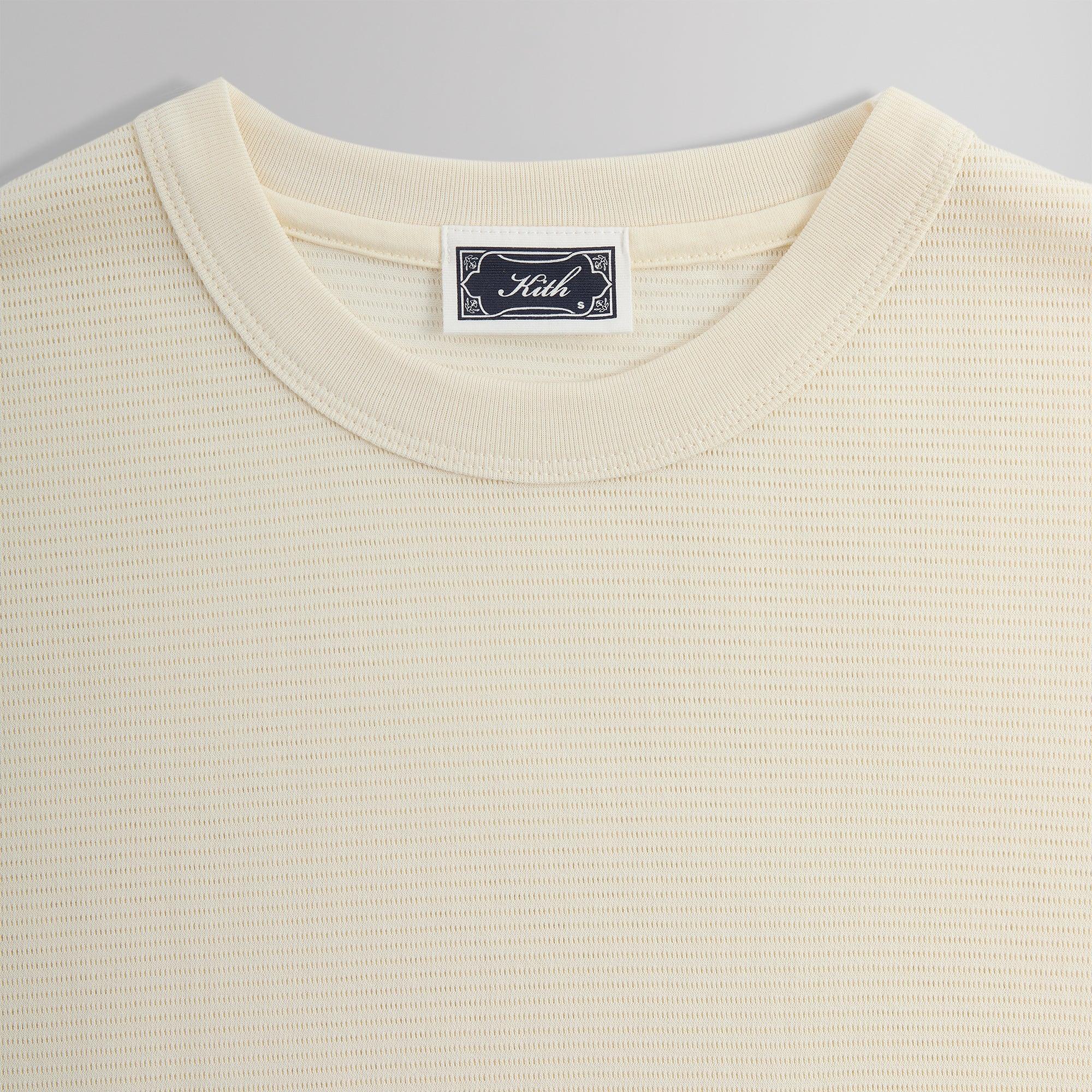 Kith Pointelle Mesh Leonard Pocket Tee - Sandrift Male Product Image