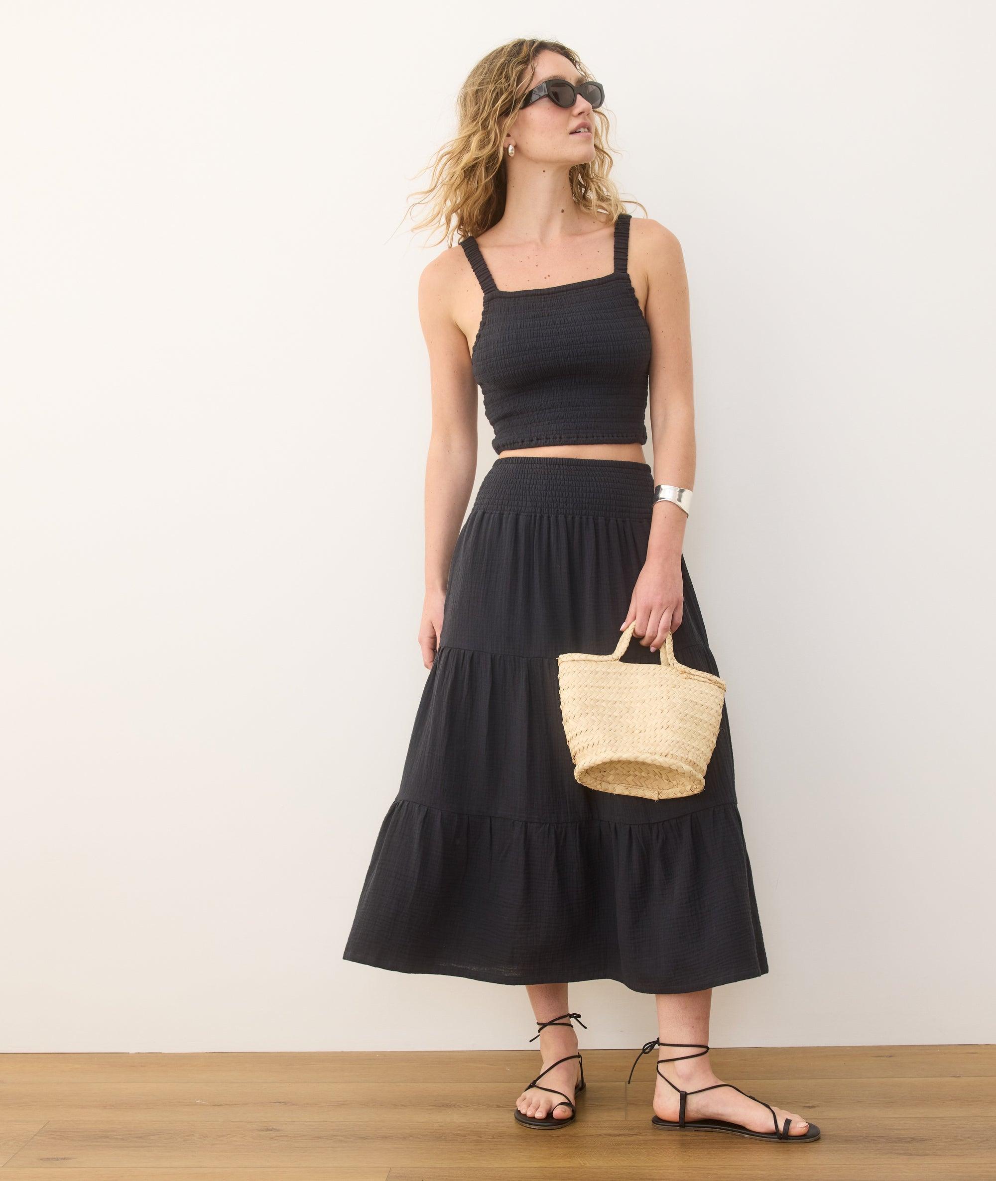 Corinne Double Cloth Maxi Skirt Product Image