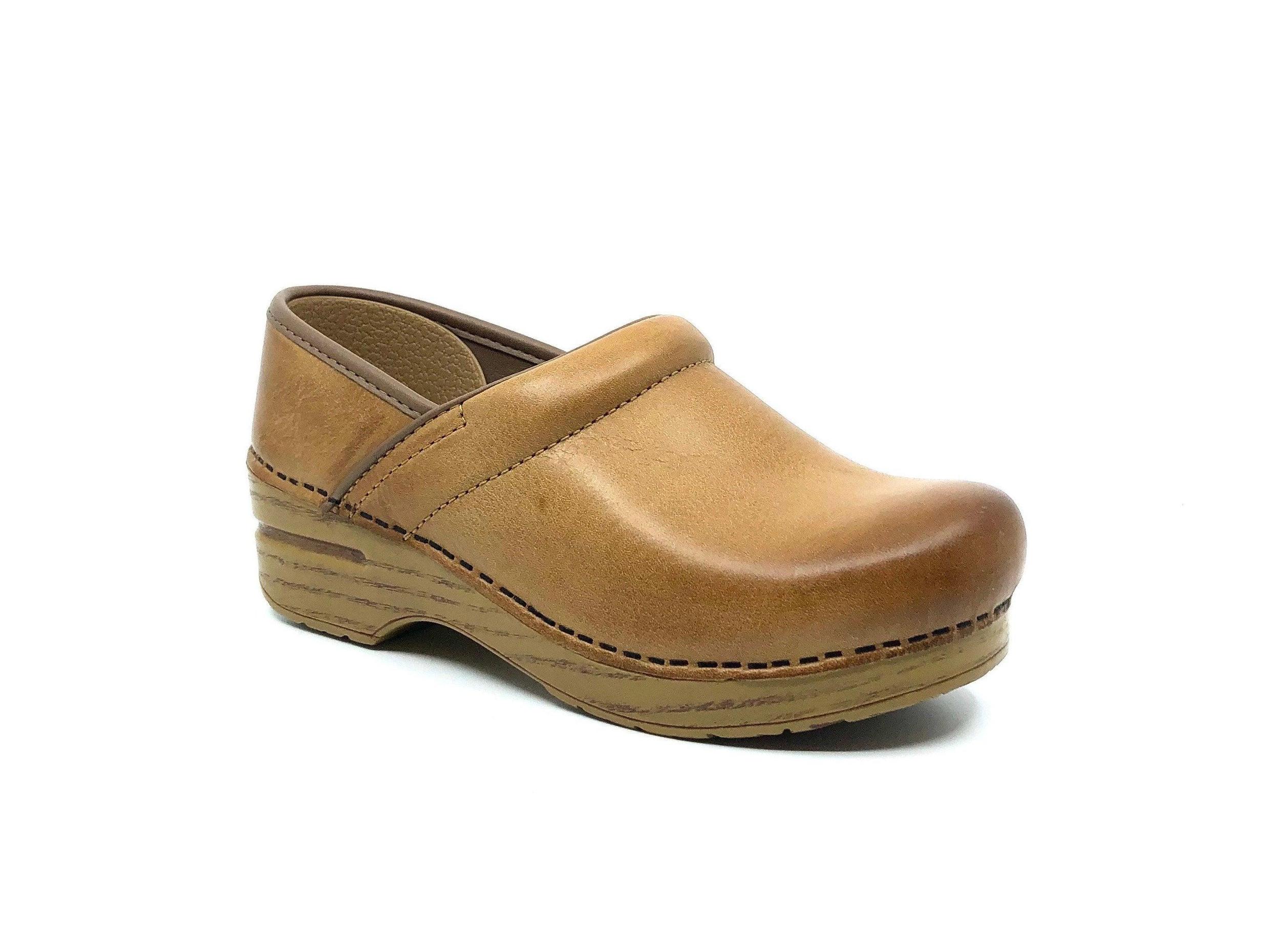 Dansko Professional Clog Distressed Honey Product Image