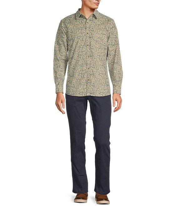 Rowm The Nomad Long Sleeve Woodland Print Washed Corduroy Shirt Product Image