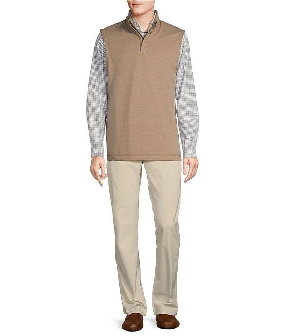 Cremieux Blue Label Chevron Quarter-Zip Vest Product Image