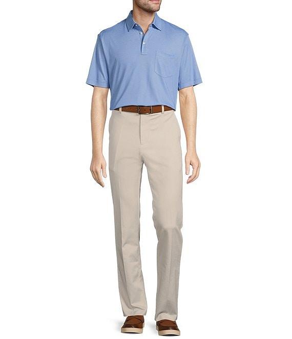 Roundtree & Yorke TravelSmart Ultimate Performance Slim Fit Flat Front Non-Iron Chino Pants Product Image