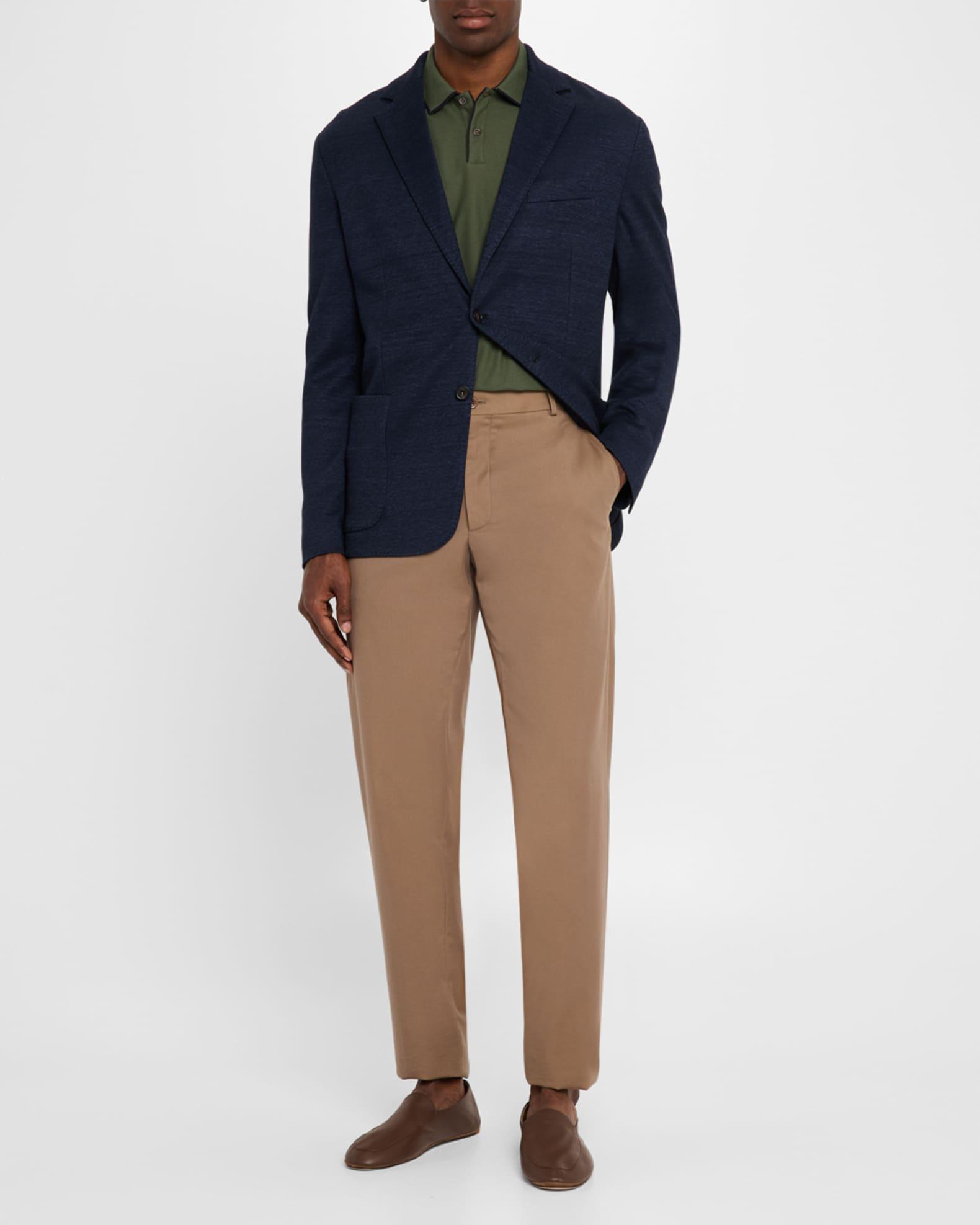 Men's Linen and Wool Pique Single-Breasted Sport Coat Product Image