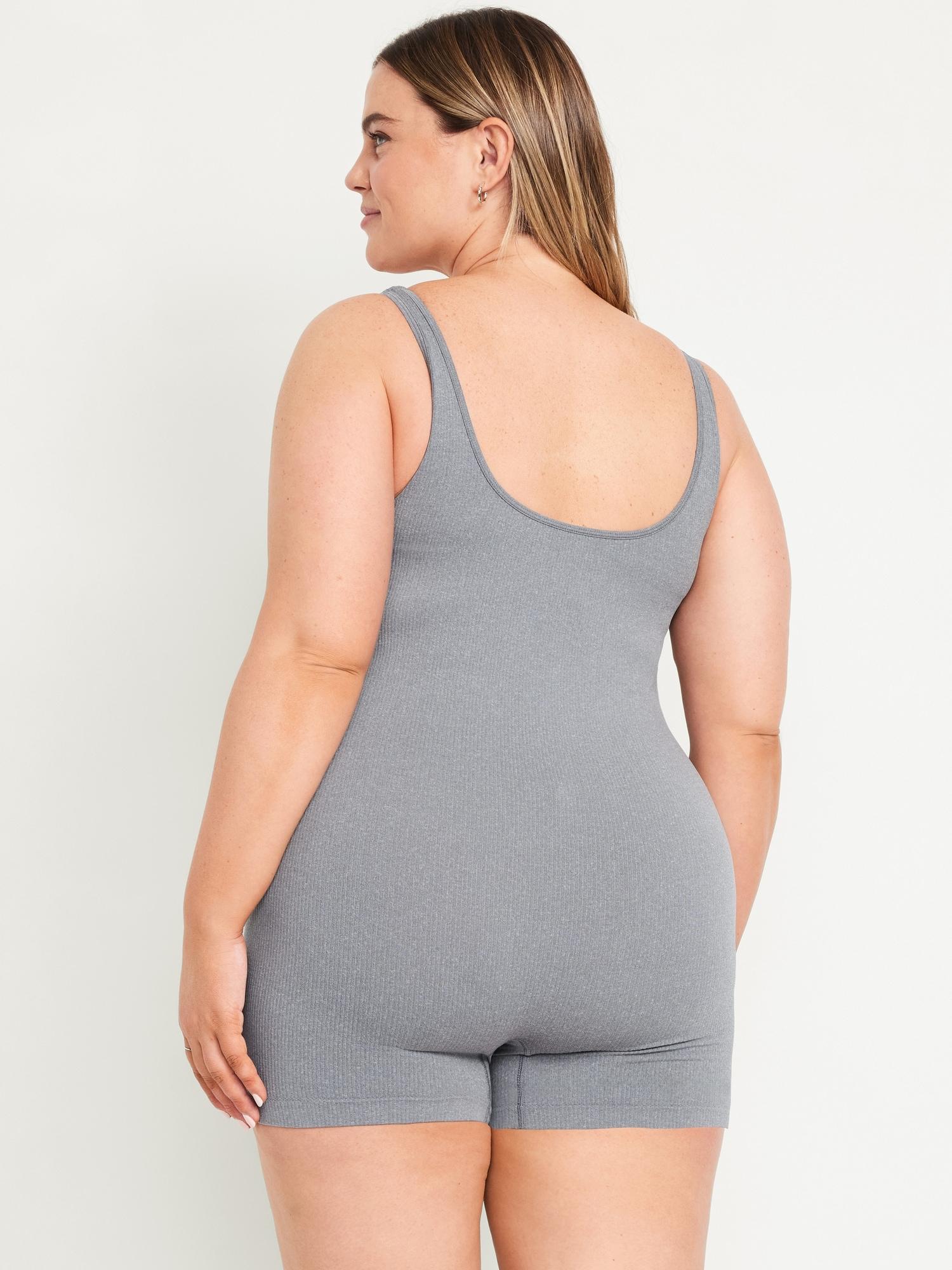 Seamless Ribbed Short Bodysuit Product Image