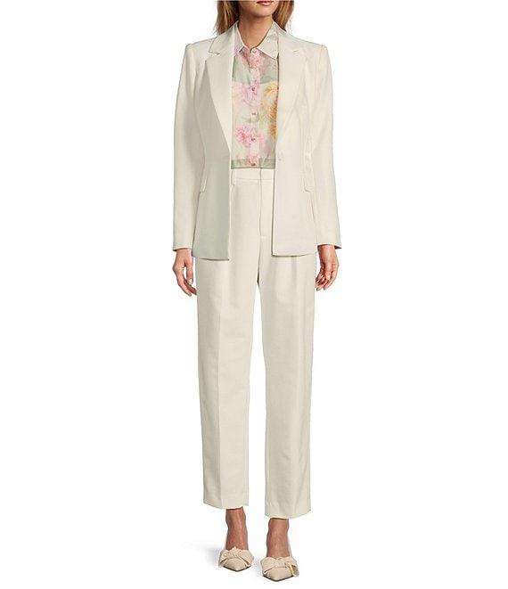 Antonio Melani Crystal Twill Flat Front Pants Product Image