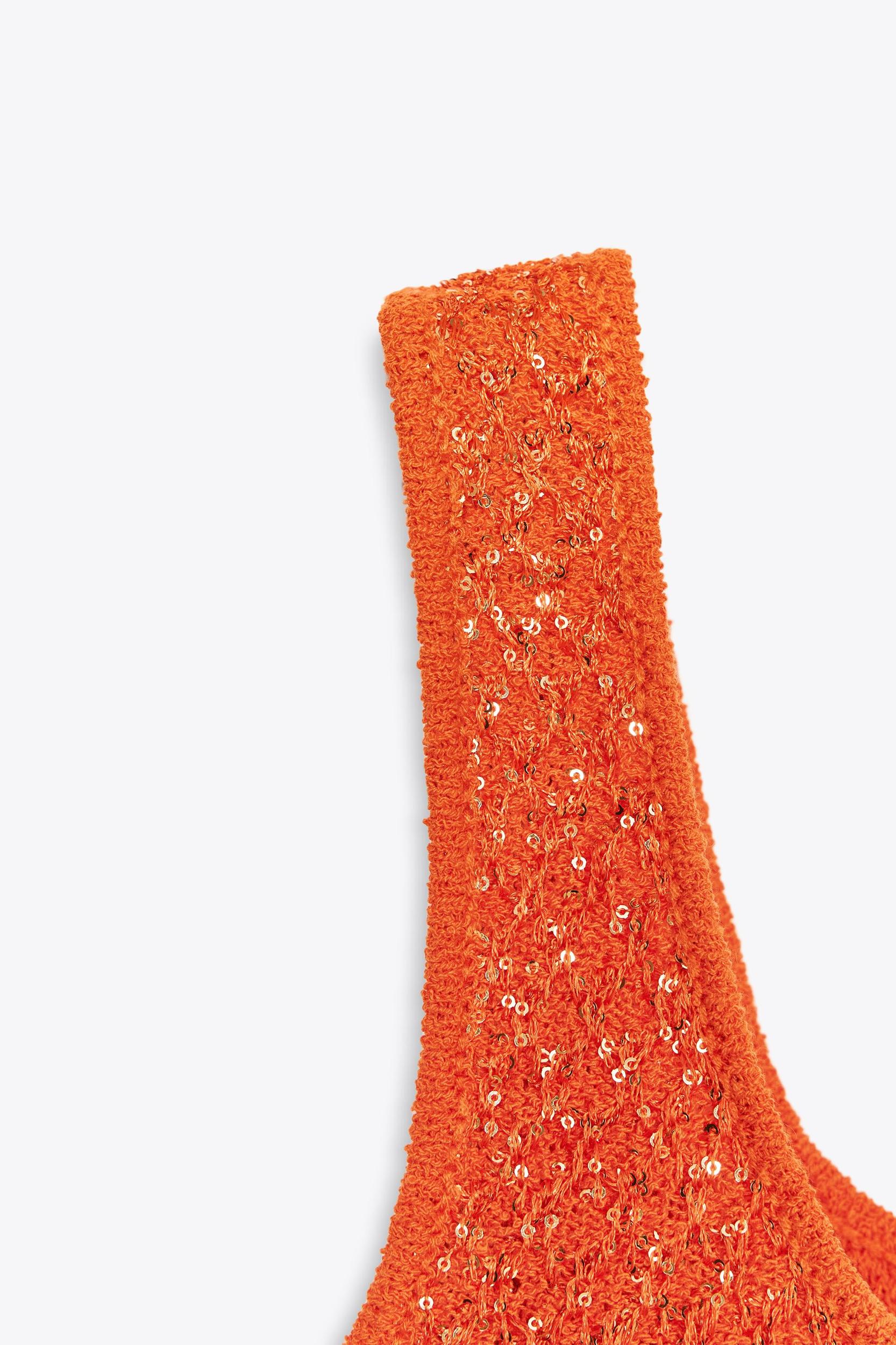 SEQUIN KNIT TOP Product Image