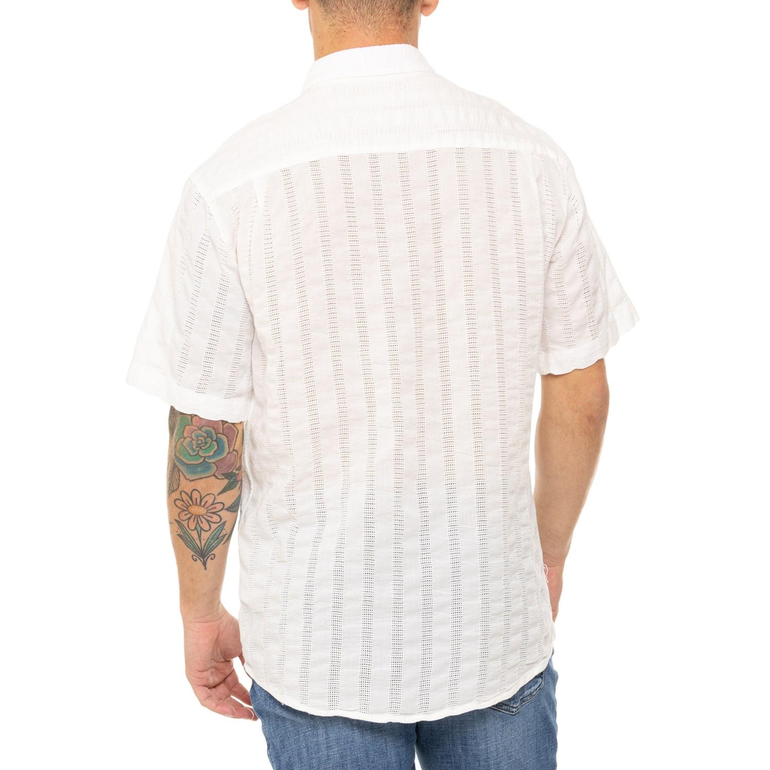 Weatherproof Vintage Airtex Textured Woven Shirt - Short Sleeve Product Image
