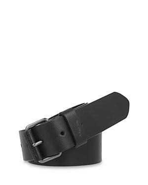 Allsaints Mens Ramskull Leather Belt Product Image