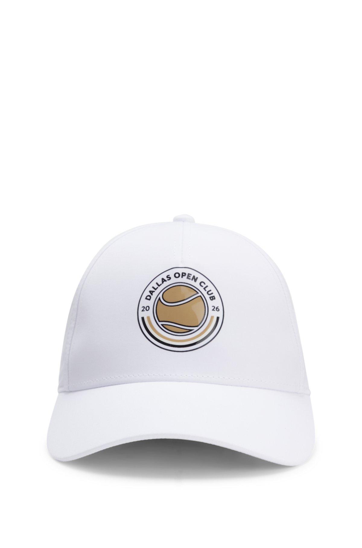 Five-panel cap with tennis artwork and logo Product Image