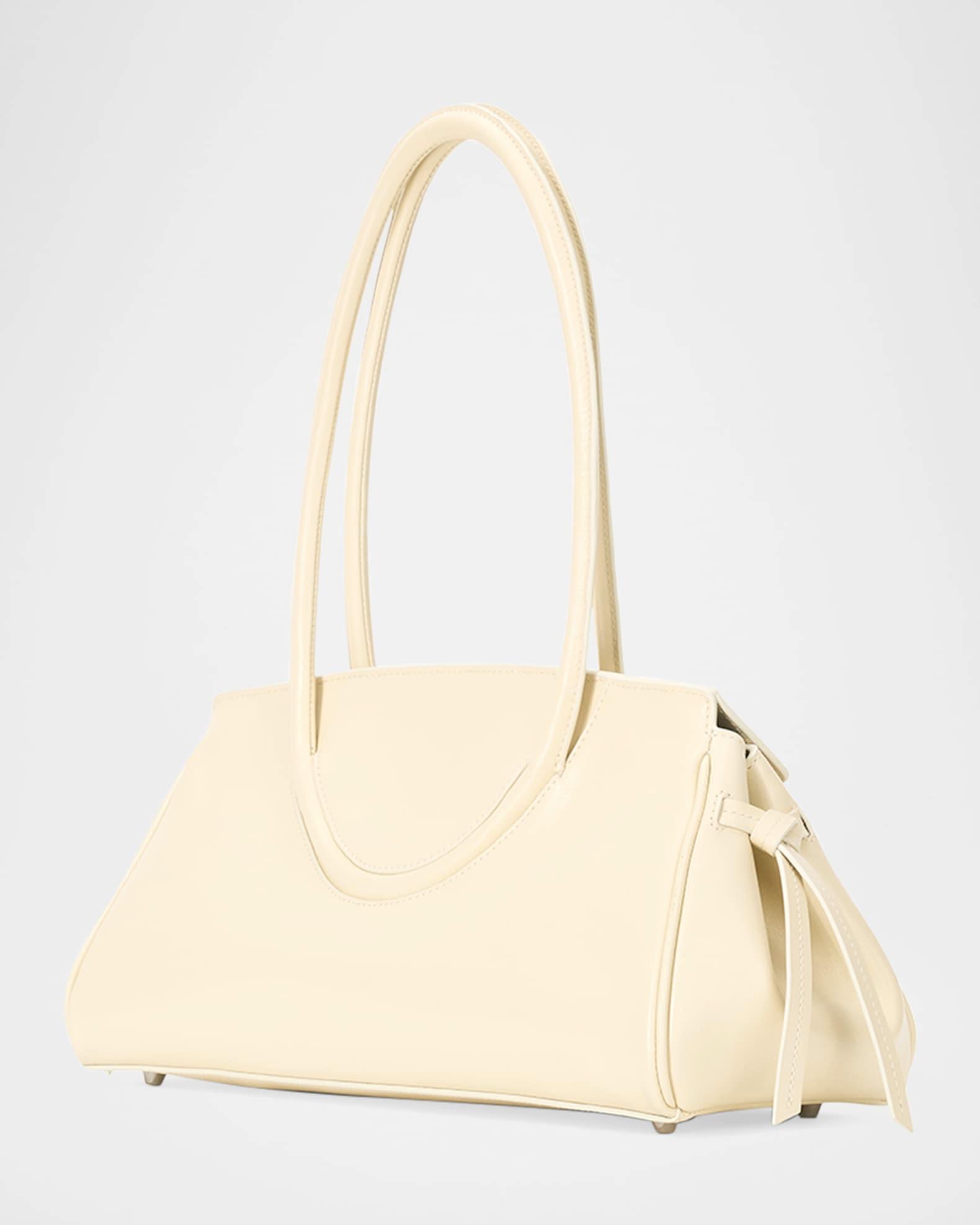 Maude Fold-Over Flap Leather Shoulder Bag Product Image