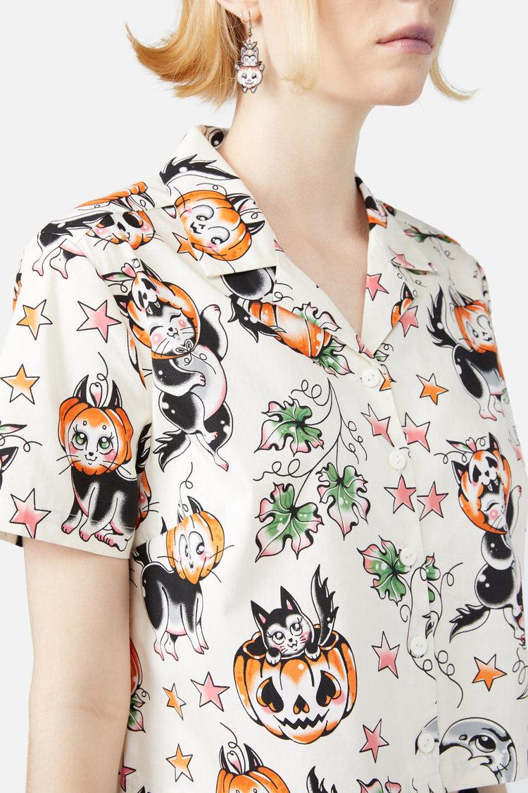 Pumpkin Patch Kitty Blouse Product Image