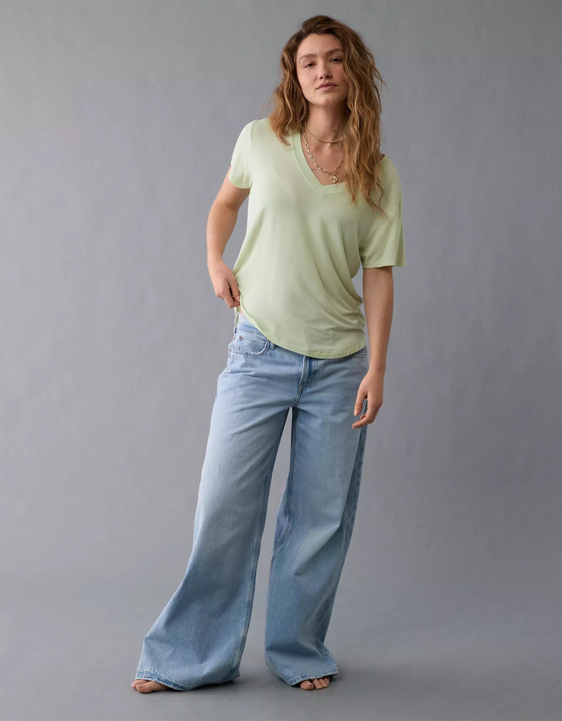 AE Soft & Sexy V-Neck T-Shirt Product Image