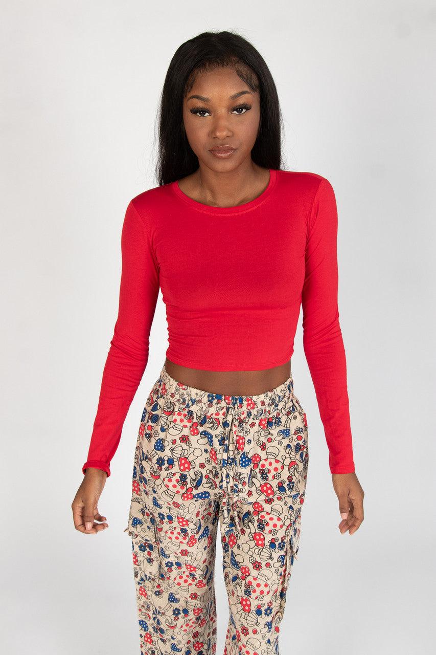 Long Sleeve Crew Neck Tee Product Image