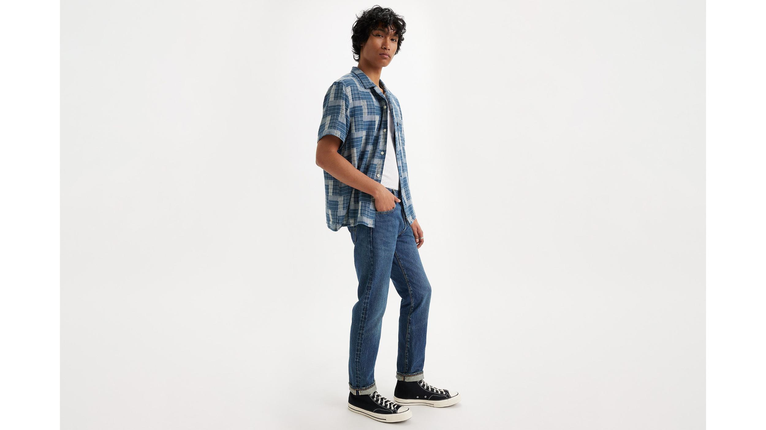 501® Slim Taper Fit Selvedge Men's Jeans Product Image