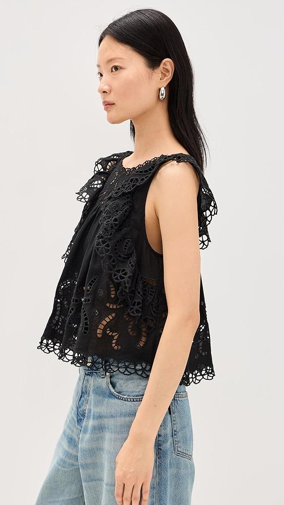 Sea Marja Embroidery Flutter Tank | Shopbop Product Image