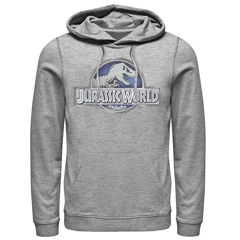 Men's Jurassic World Classic Metal Coin Logo Graphic Pullover Hoodie,  Product Image