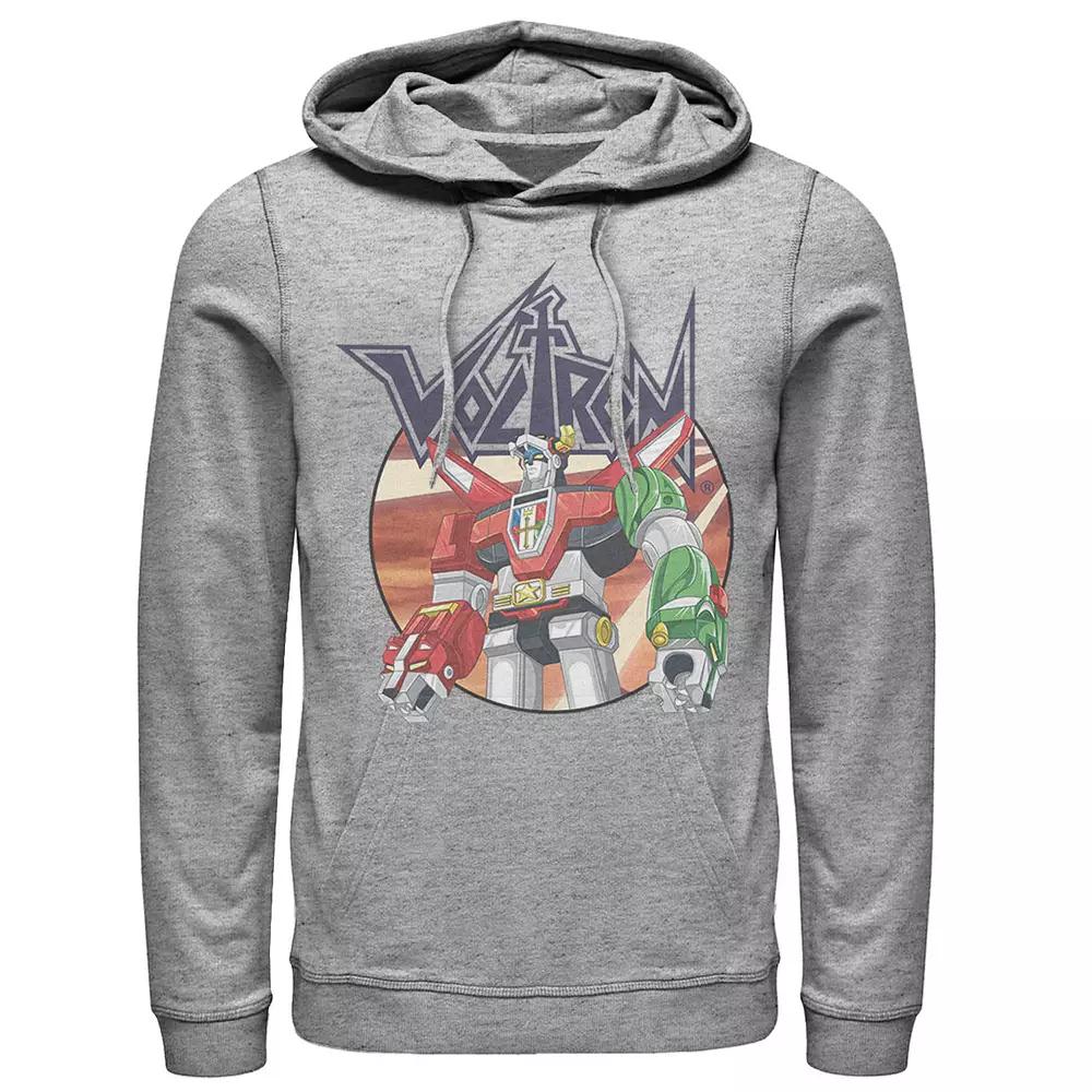 Men's Voltron: Classic Action Stance Hoodie, Size: 3XL, Athletic Grey Product Image