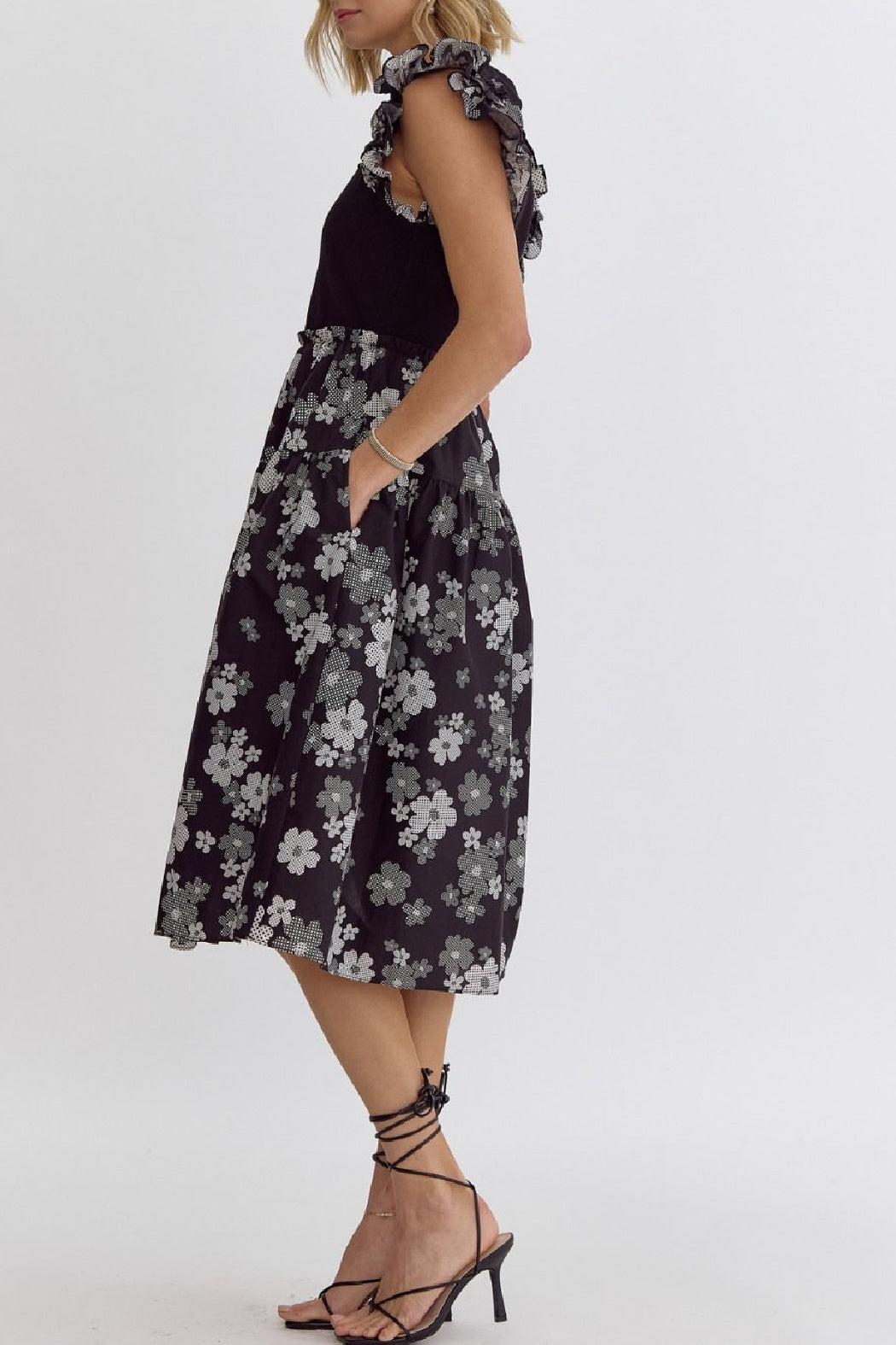 Floral Skirt Midi Product Image