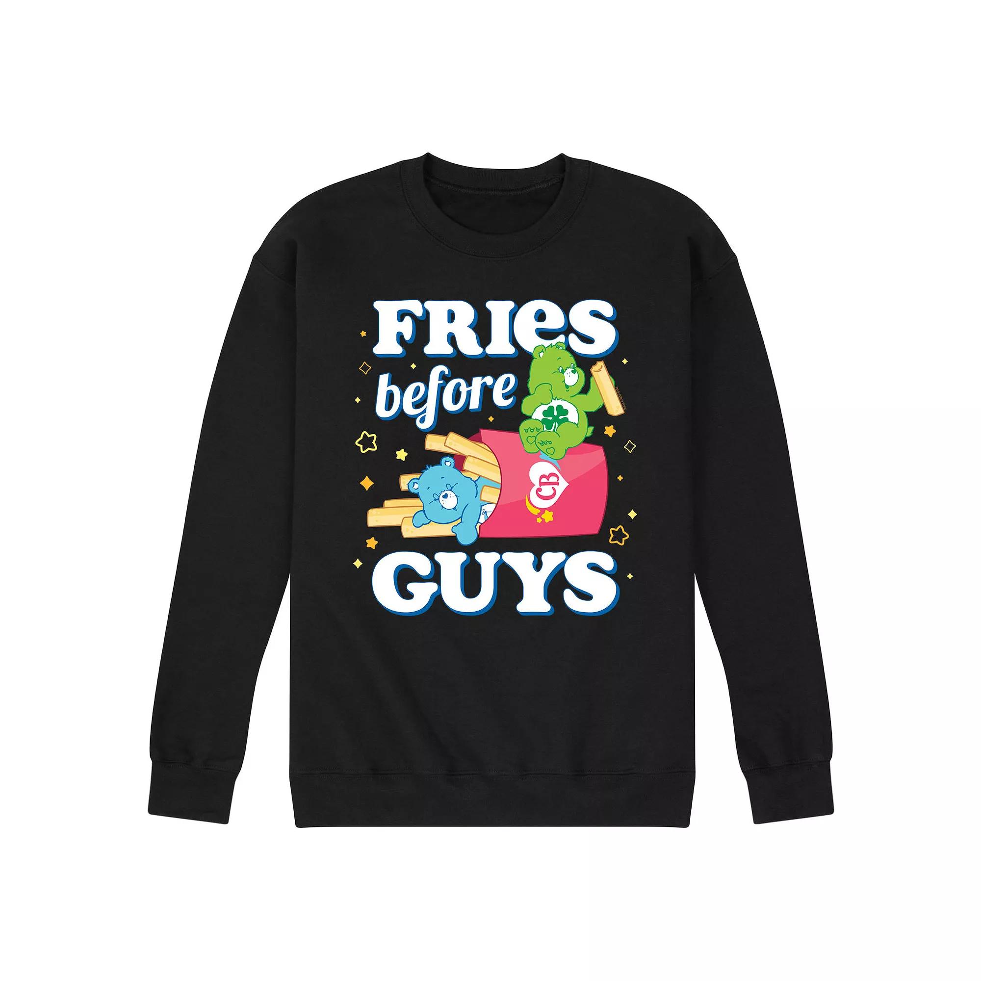 Men's Care Bears Fries Before Guys Fleece Sweatshirt,  Product Image