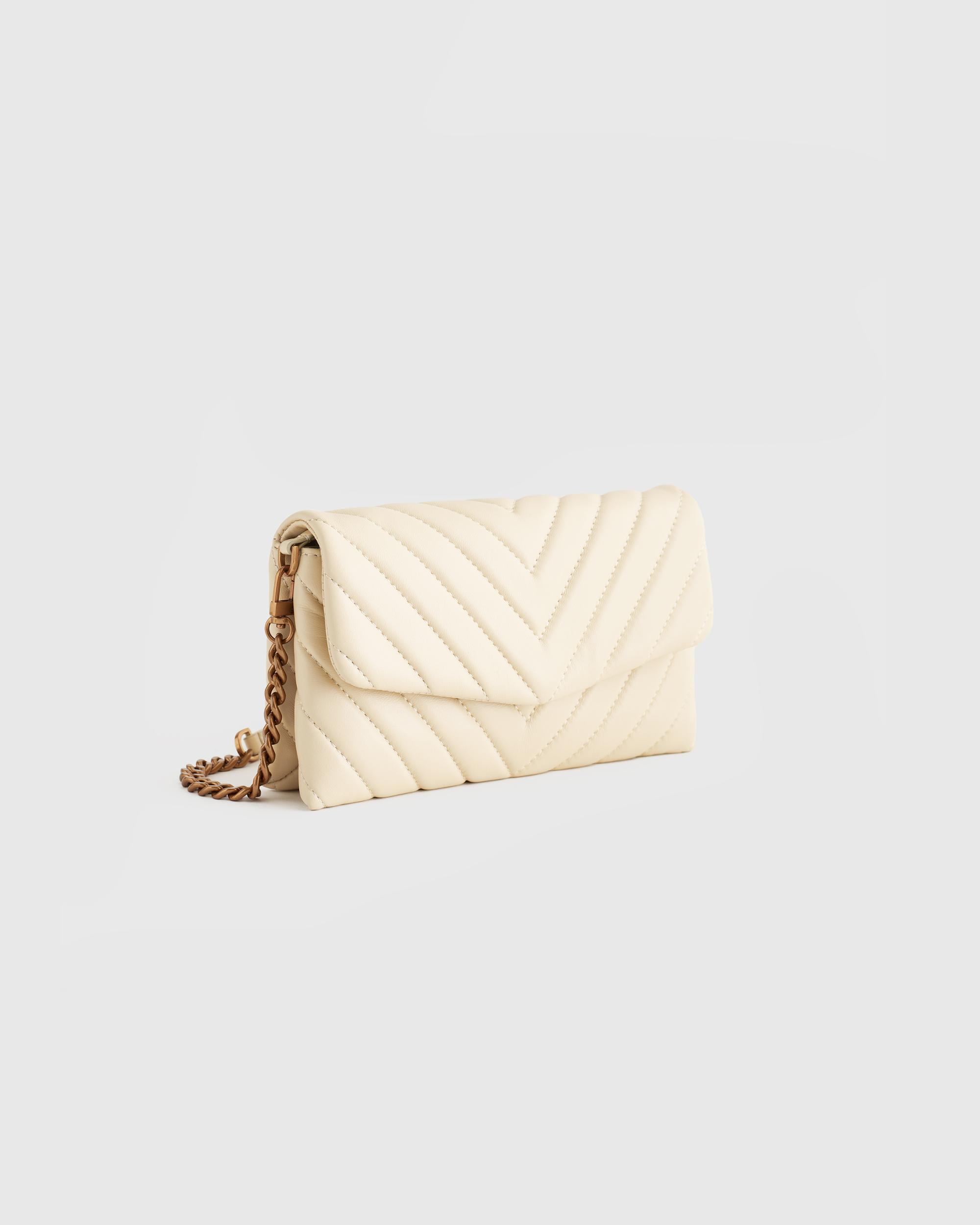 Quince | Women's Italian Leather Quilted Wallet Crossbody Product Image