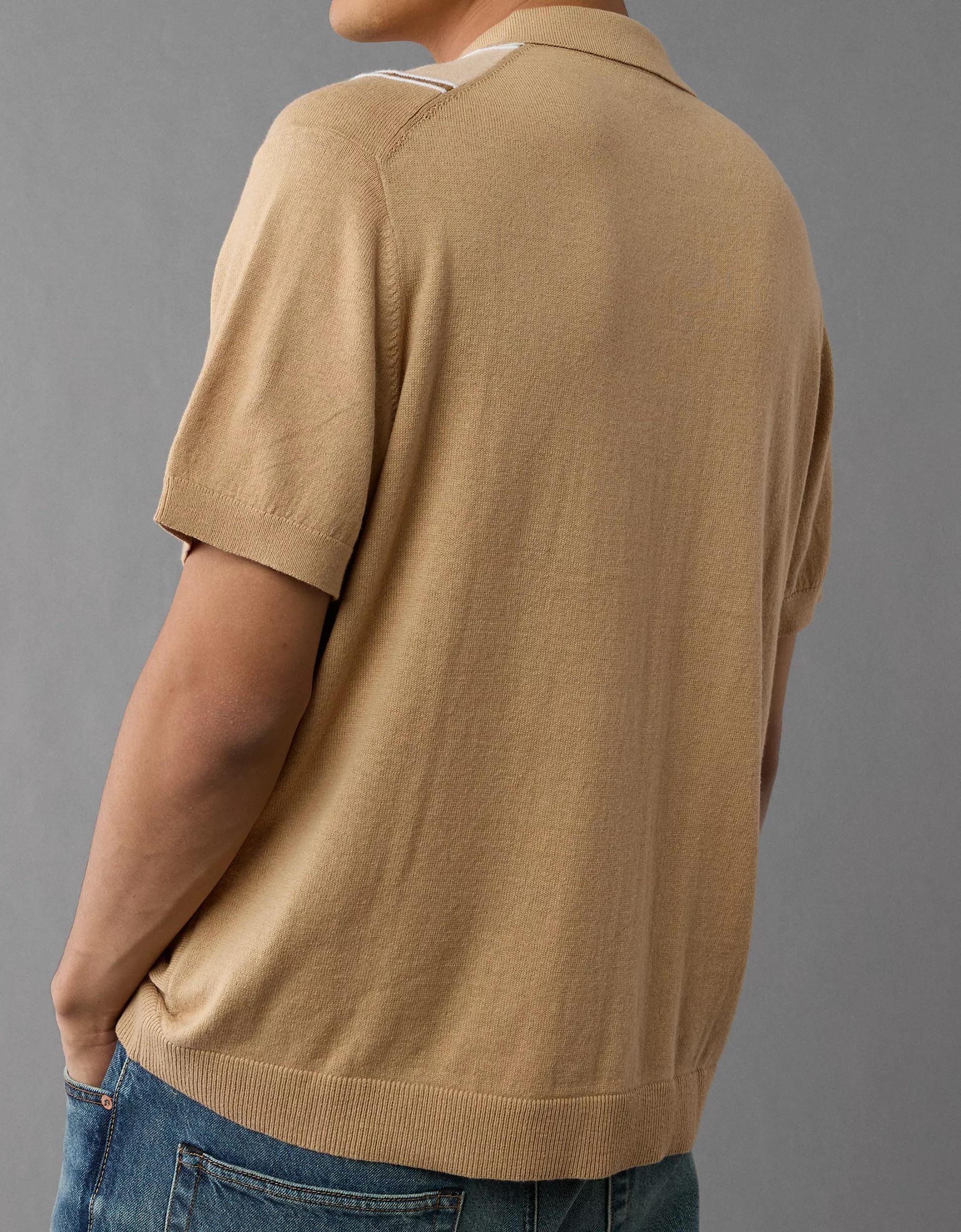 AE Weekend Sweater Polo Shirt Product Image