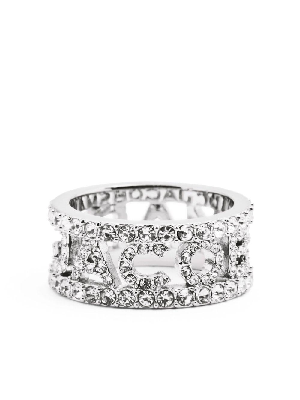 The Monogram pavé ring Product Image